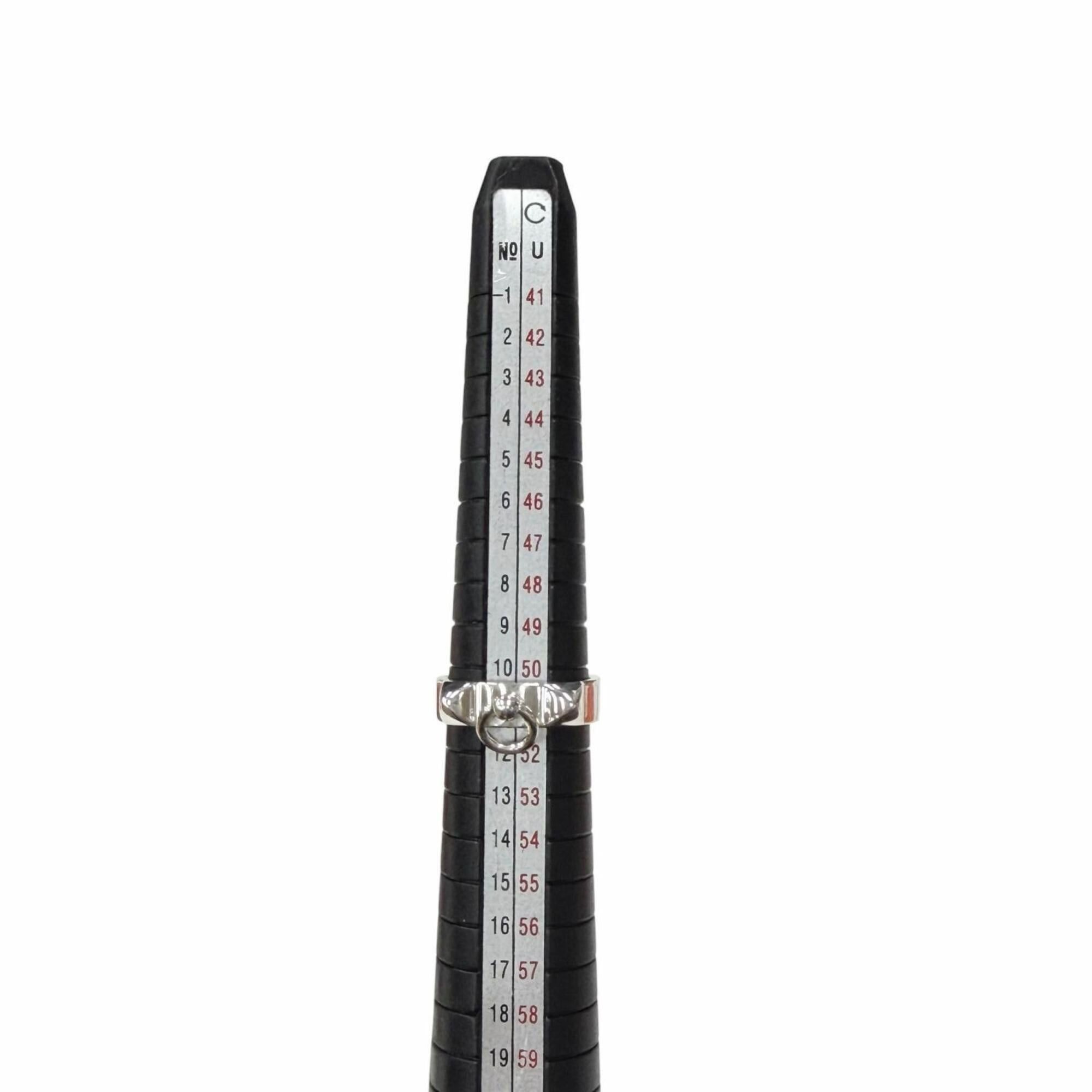 Hermes HERMES 15AK072635 Collier de Chien PM AG925 Ring, Silver, Size 51, with Box, Made in France, Weight 4.3g, Men's/Women's Pants Size ONE SIZE - 8 Thumbnail