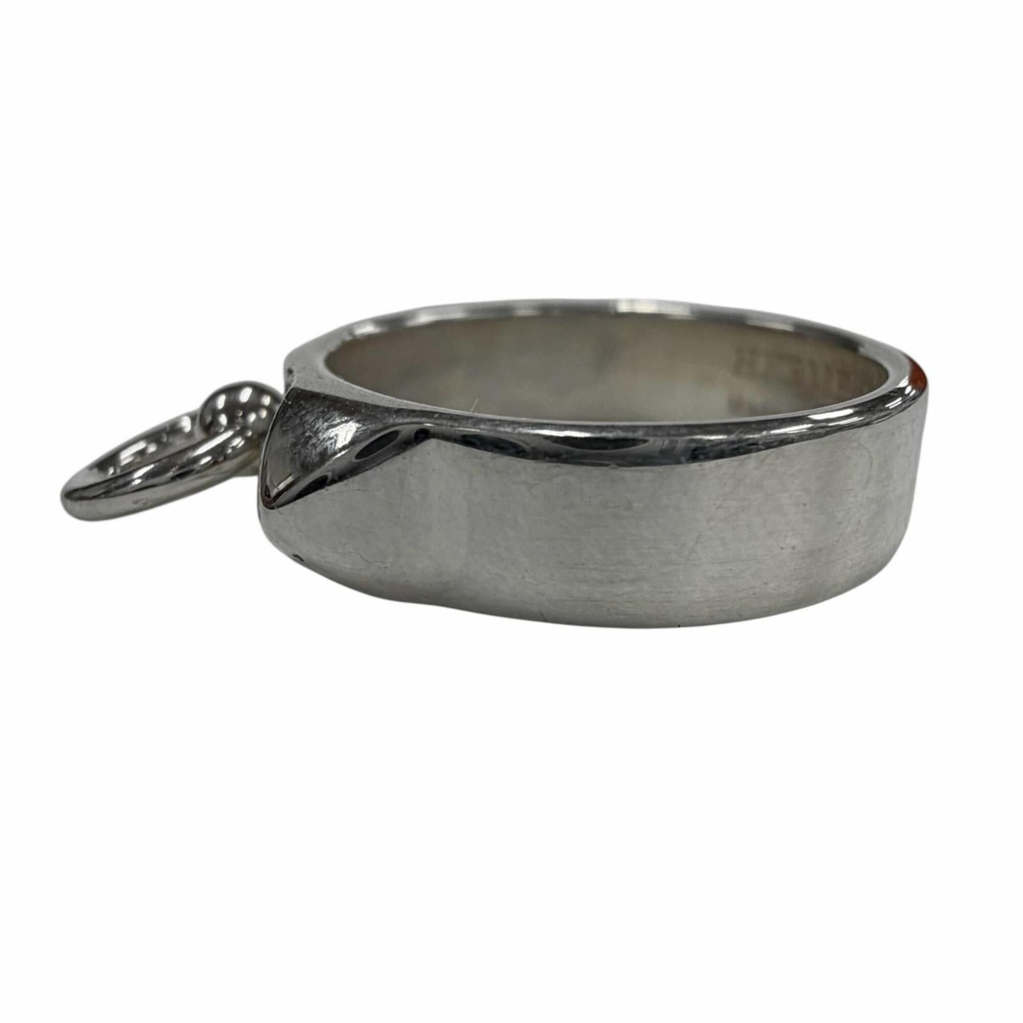 Hermes HERMES 15AK072635 Collier de Chien PM AG925 Ring, Silver, Size 51, with Box, Made in France, Weight 4.3g, Men's/Women's Pants Size ONE SIZE - 4 Thumbnail