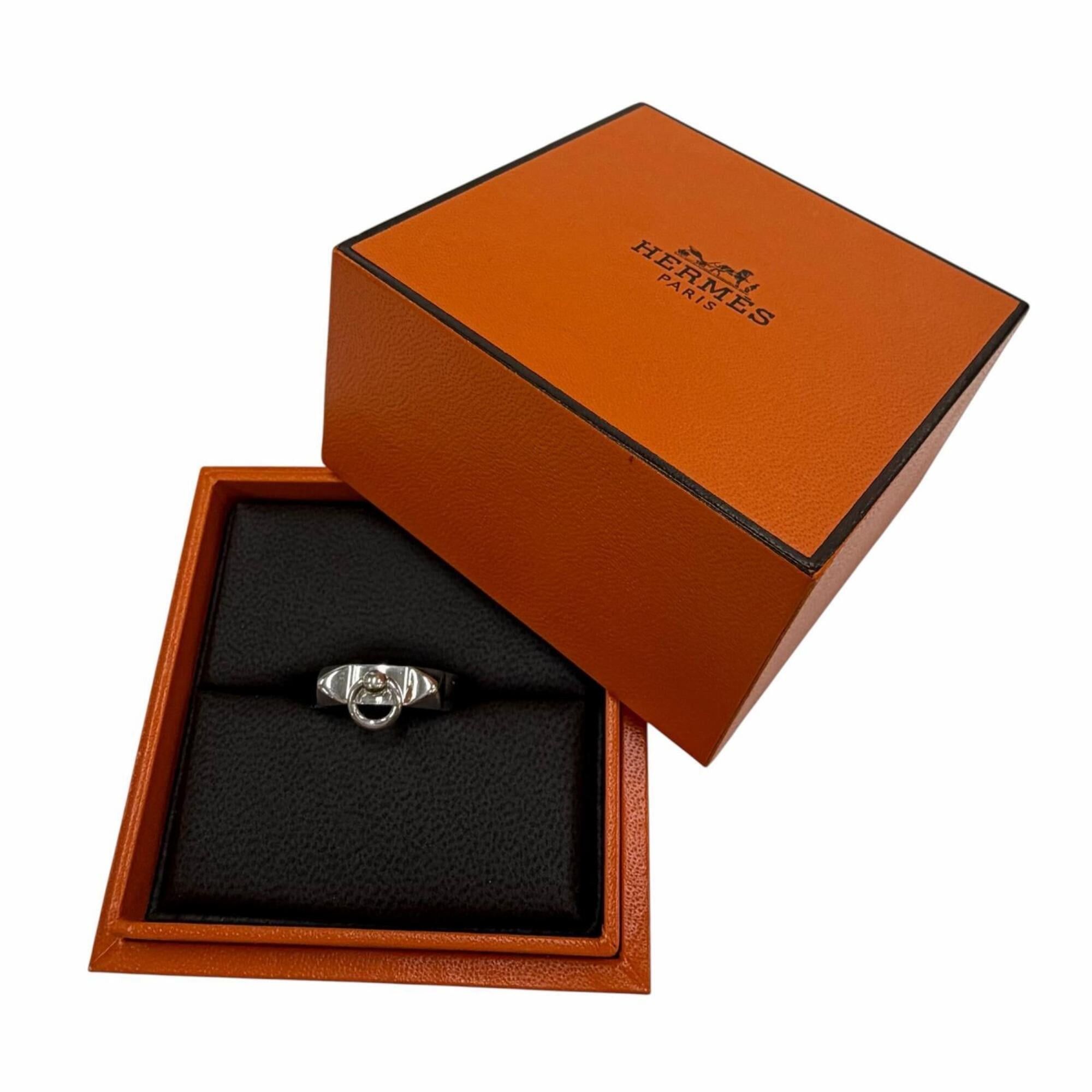 Hermes HERMES 15AK072635 Collier de Chien PM AG925 Ring, Silver, Size 51, with Box, Made in France, Weight 4.3g, Men's/Women's Pants Size ONE SIZE - 2 Thumbnail