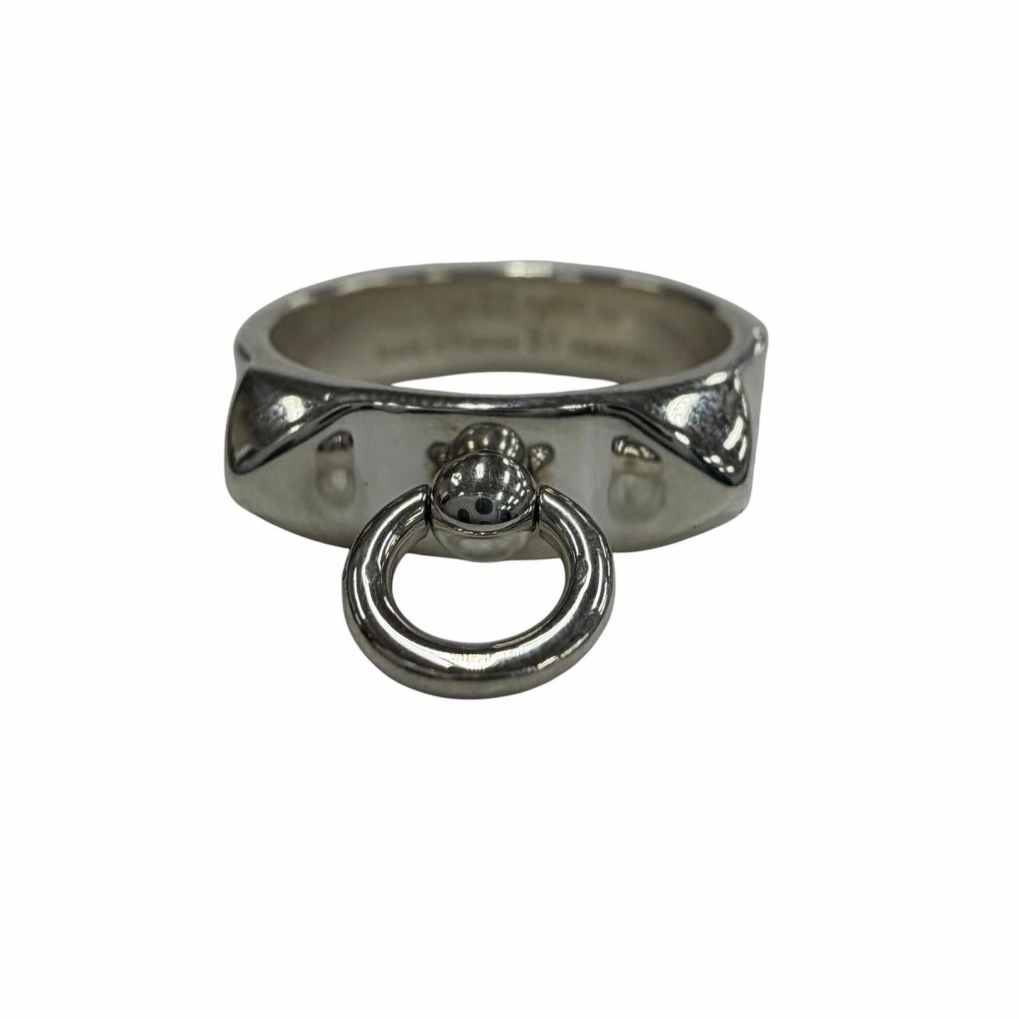Hermes HERMES 15AK072635 Collier de Chien PM AG925 Ring, Silver, Size 51, with Box, Made in France, Weight 4.3g, Men's/Women's Pants Size ONE SIZE - 3 Thumbnail