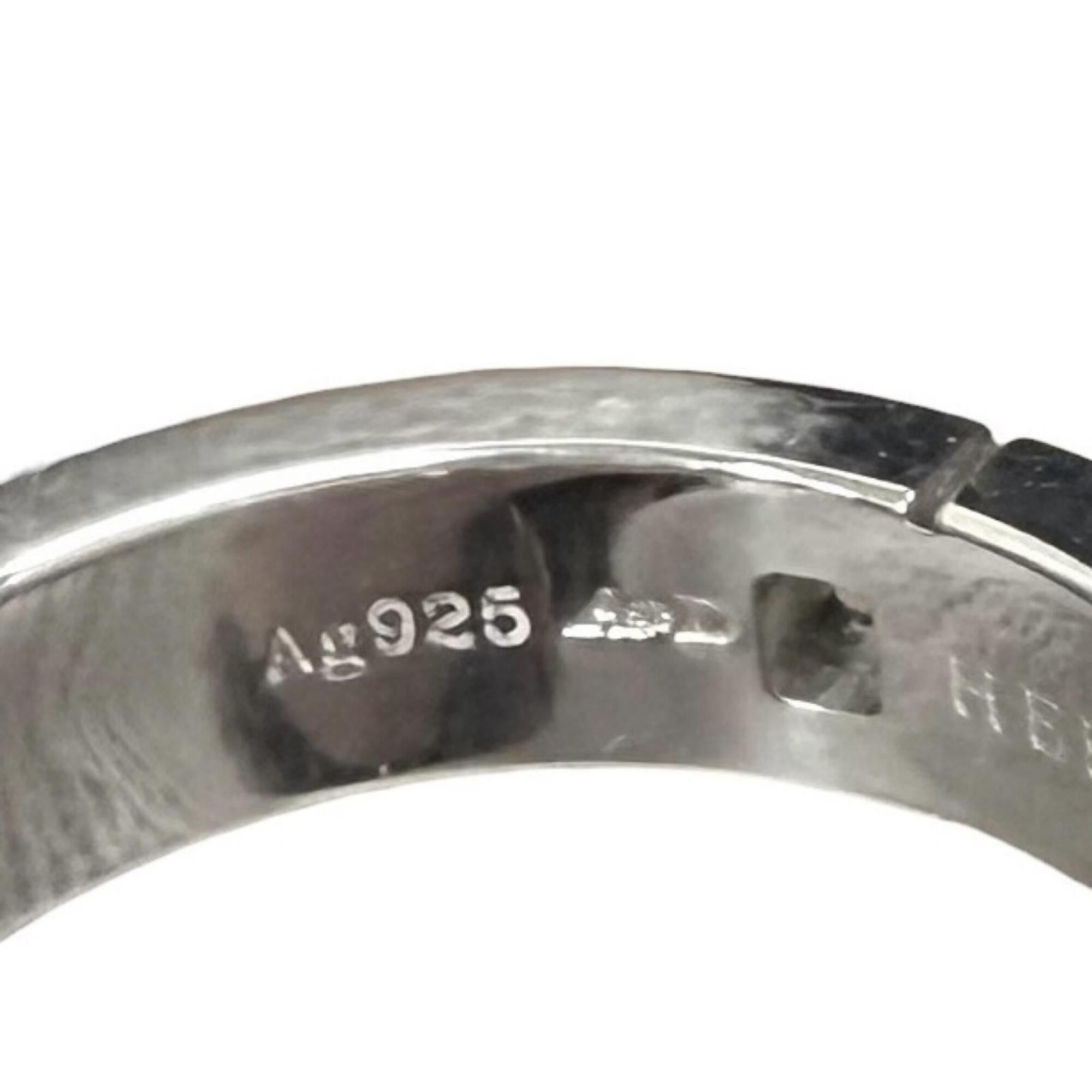 Hermes HERMES Vintage AG925 Hercules Ring, Silver, Size 51, Weight 5.17g, Women's Size ONE SIZE - 6 Thumbnail