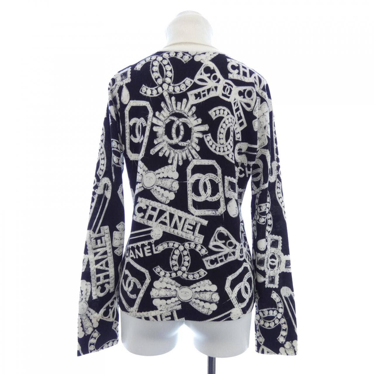 Chanel Chanel Chanel Cashmere Knit Top Textile Tops P74385K10849 DUTY FREE for USA Size ONE SIZE - 2 Thumbnail