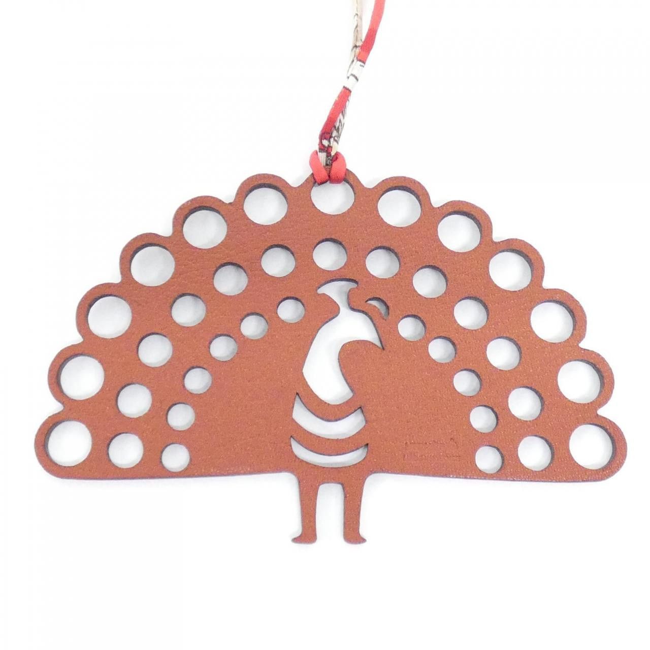 Hermes Hermes Hermes PEACOCK Leather Bag Charm Leather Charm DUTY FREE for USA Size ONE SIZE - 3 Thumbnail
