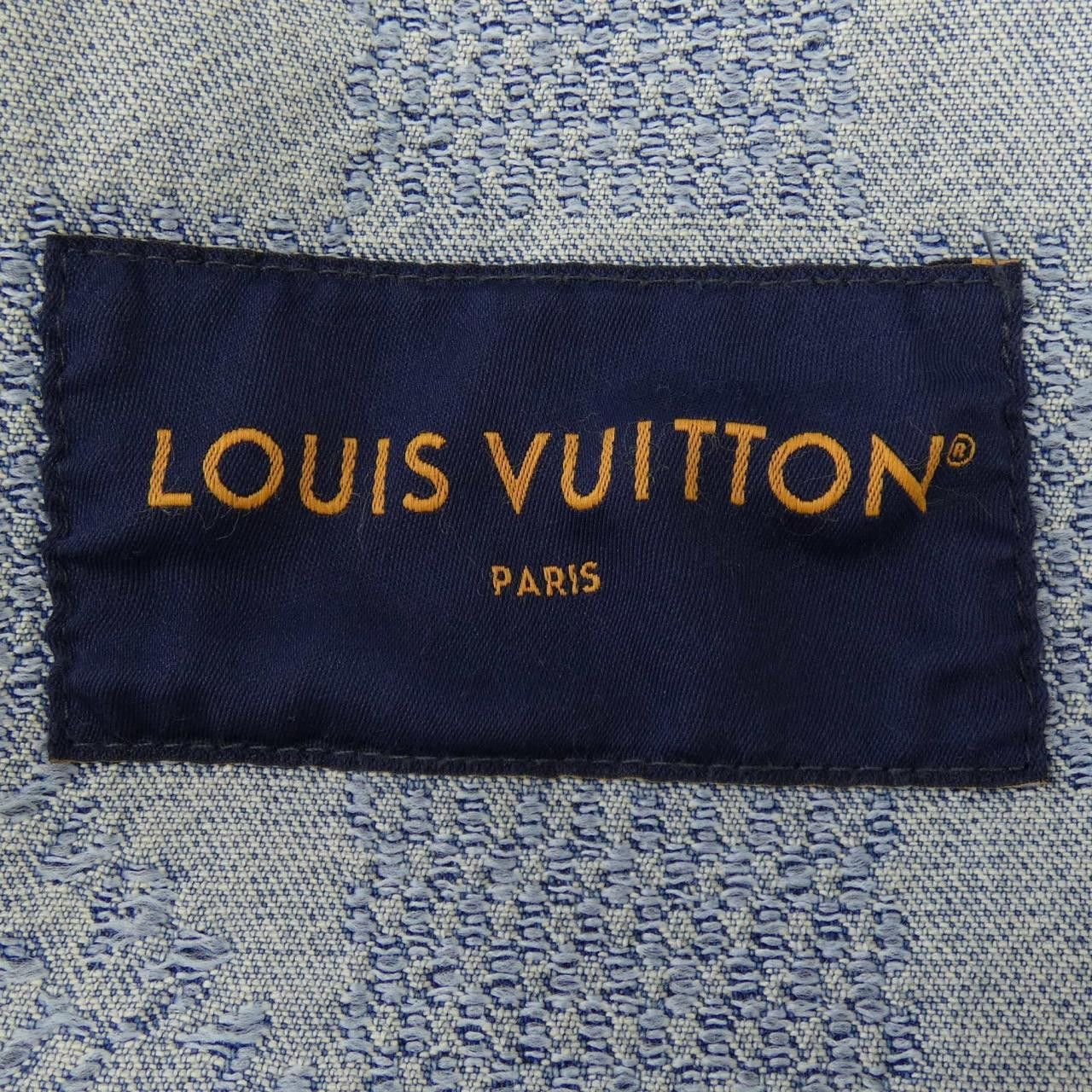 Louis Vuitton Louis Vuitton Louis Vuitton Denim Jacket Textile Outerwear HRA70WGRT DUTY FREE for USA Size ONE SIZE - 4 Thumbnail