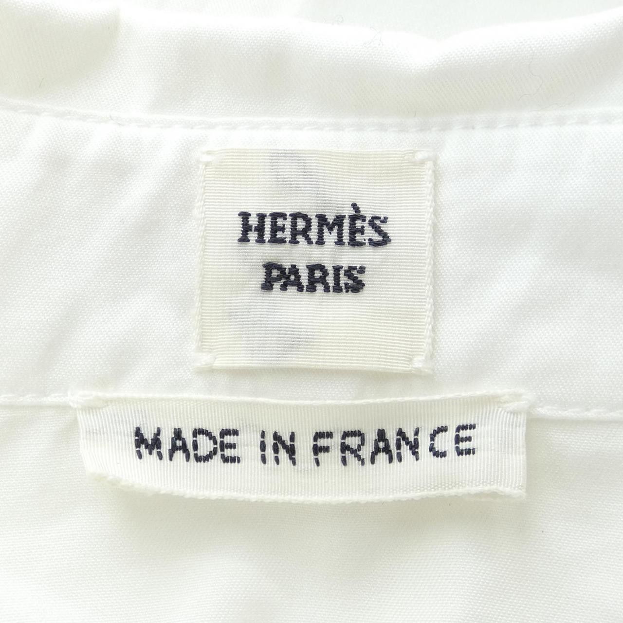 Hermes Hermes Hermes Clou de Selle Cotton Shirt Textile Dress Shirt DUTY FREE for USA Size ONE SIZE - 4 Thumbnail