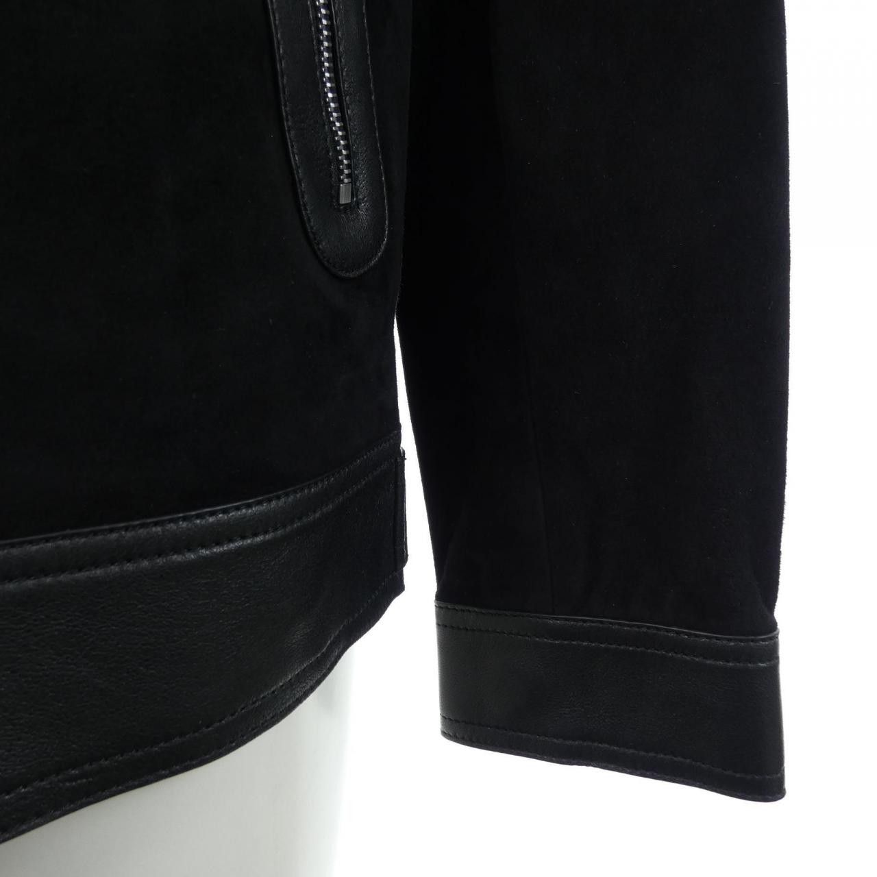 Tom Ford Tom Ford Tom Ford Calf Leather Jacket Leather Outerwear BM417 TFL613 DUTY FREE for USA Size ONE SIZE - 6 Thumbnail