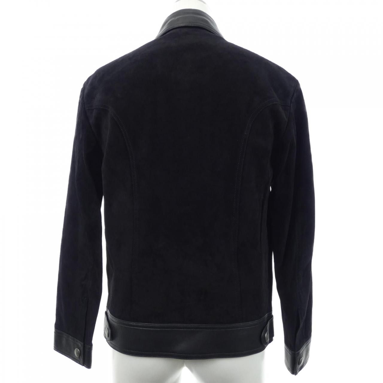 Tom Ford Tom Ford Tom Ford Calf Leather Jacket Leather Outerwear BM417 TFL613 DUTY FREE for USA Size ONE SIZE - 2 Thumbnail