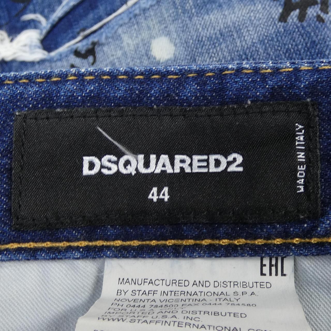 Dsquared2 Dsquared2 Dsquared2 Jeans Textile Jeans S74LB0245 DUTY FREE for USA Size ONE SIZE - 4 Thumbnail