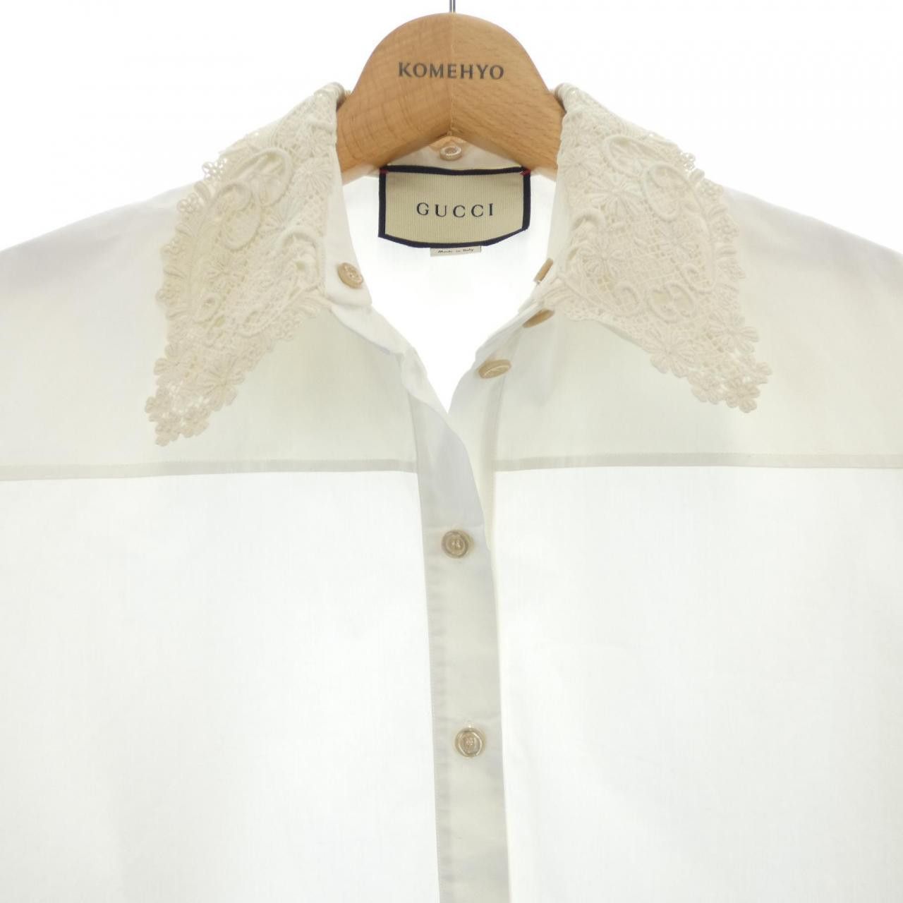 Gucci Gucci Gucci Shirt Textile Dress Shirt 602044 DUTY FREE for USA Size ONE SIZE - 5 Thumbnail