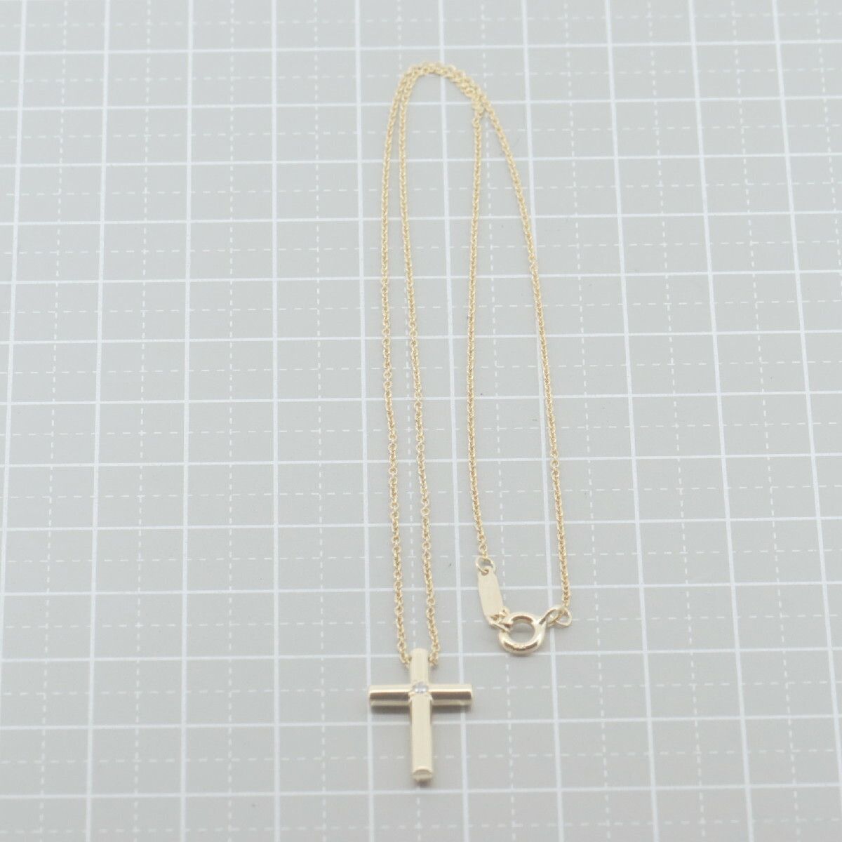 Tiffany & Co. Tiffany & Co. Tiffany & Co. Au750 Diamond Cross Necklace Precious Metal Necklace DUTY FREE for USA Size ONE SIZE - 6 Thumbnail