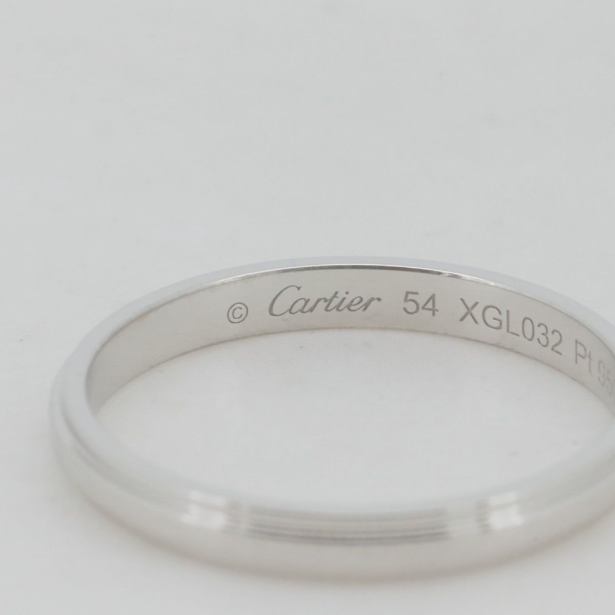 Cartier Cartier Cartier D’Amour Pt950 Ring Size 13.5 Precious Metal Ring DUTY FREE for USA Size ONE SIZE - 2 Thumbnail