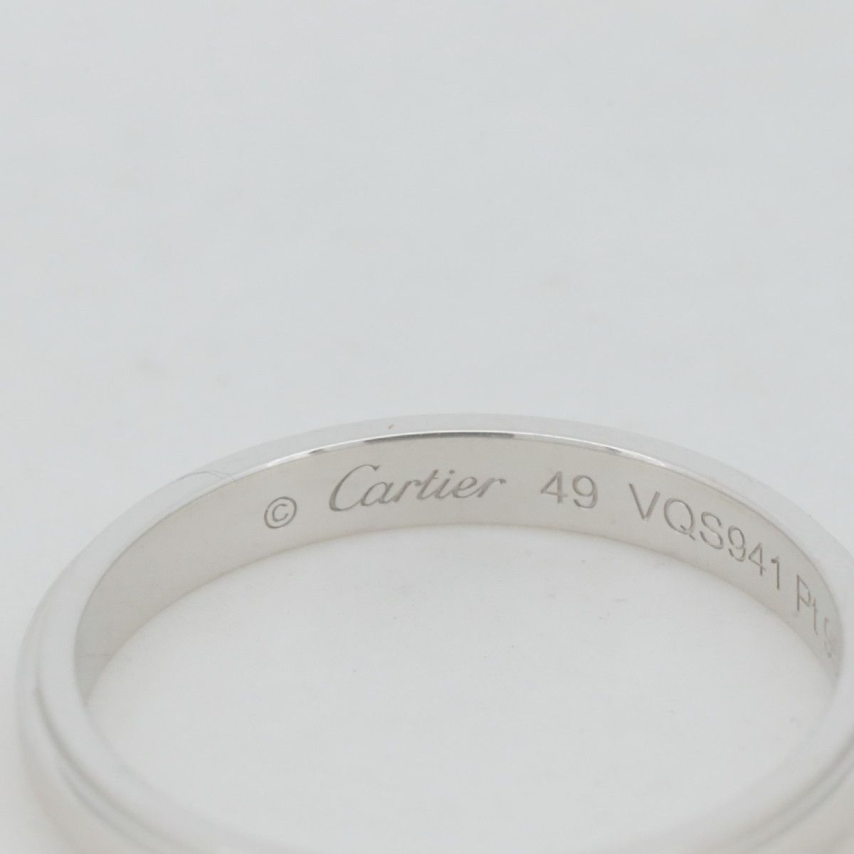 Cartier Cartier Cartier Diamants Legers Pt950 Platinum Ring Size 9 Precious Metal Ring DUTY FREE for USA Size ONE SIZE - 2 Thumbnail