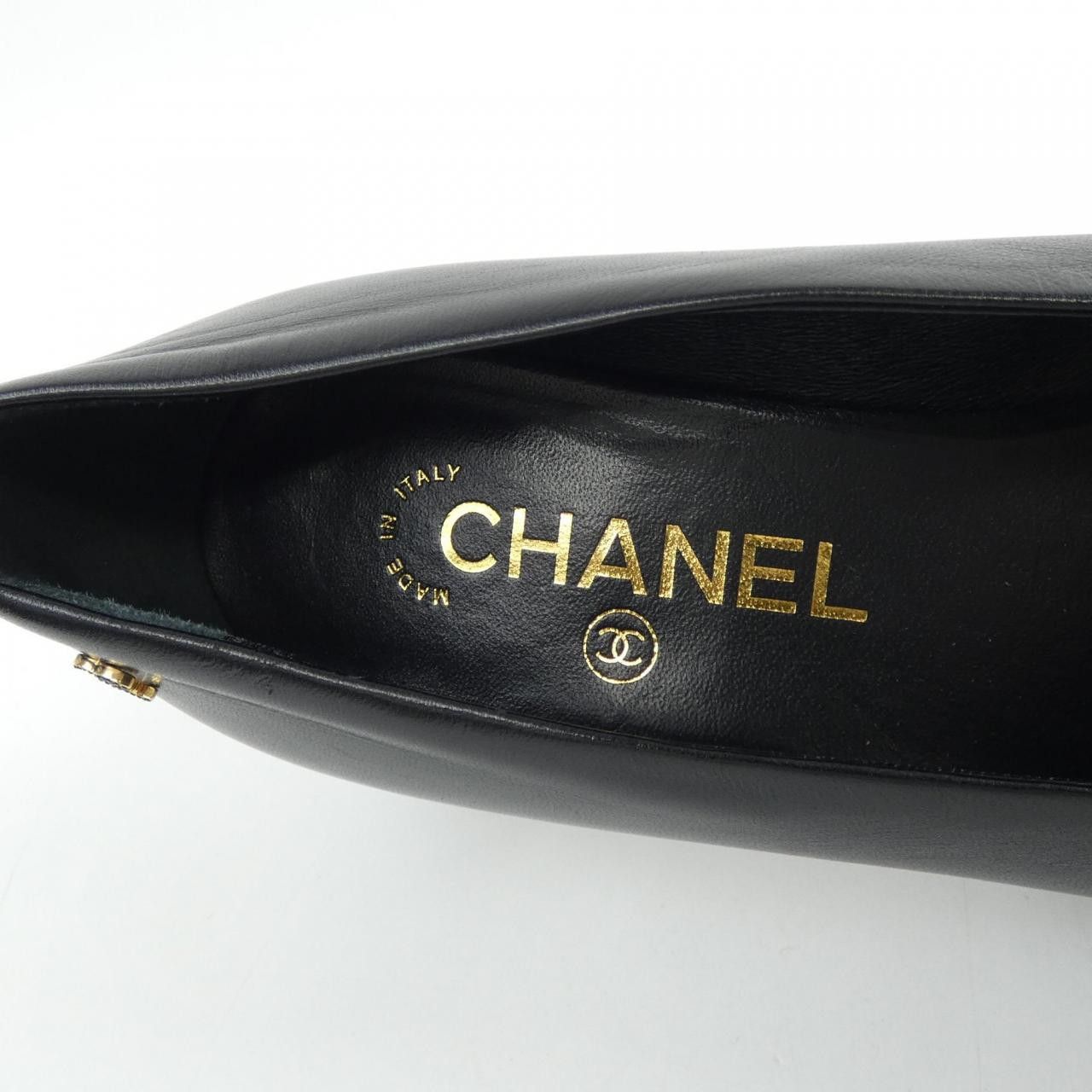 Chanel Chanel Chanel G39399Y56131 Lambskin Patent Calfskin Strass Pumps Leather Shoes G39399Y56131 DUTY FREE for USA Size ONE SIZE - 6 Thumbnail