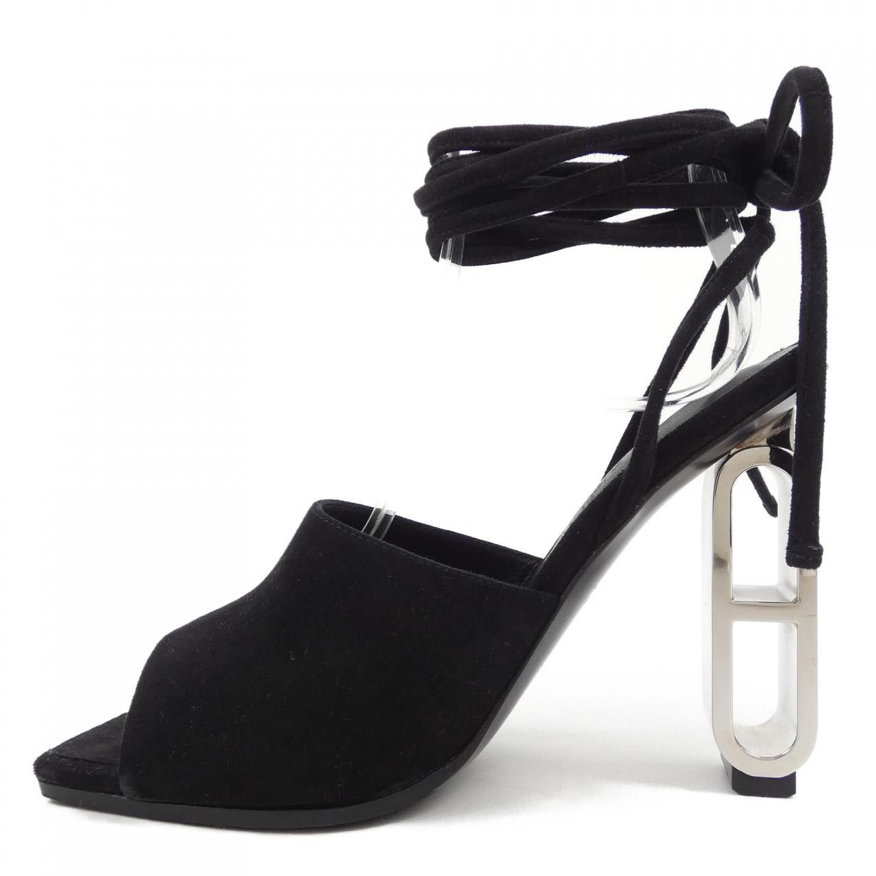 Hermes Hermes Hermes Image Chaine d'Ancre Chevre Velours Sandals Leather Shoes DUTY FREE for USA Size ONE SIZE - 2 Thumbnail