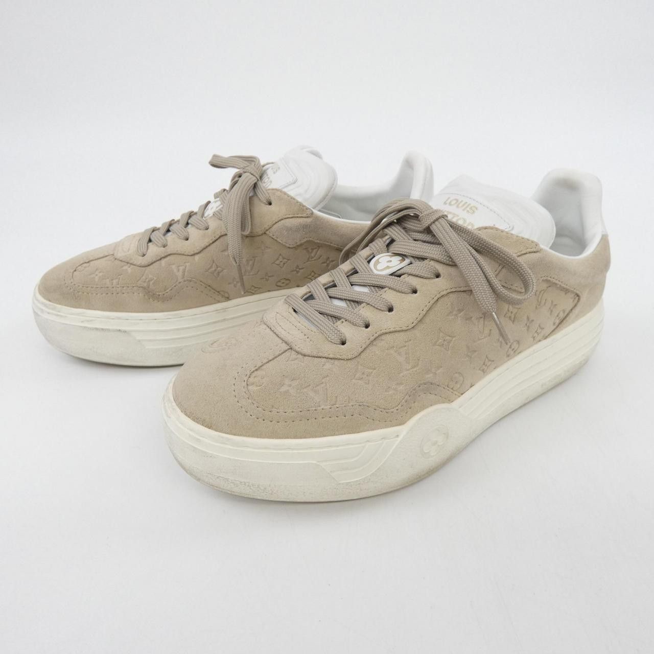Louis Vuitton Louis Vuitton Louis Vuitton Groovy Line Sneakers Textile Shoes DUTY FREE for USA Size ONE SIZE - 3 Thumbnail