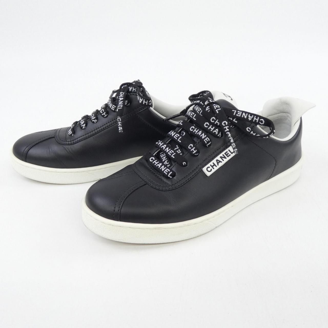 Chanel Chanel Chanel G34085X51503 Calfskin Sneakers Leather Shoes G34085X51503 DUTY FREE for USA Size ONE SIZE - 3 Thumbnail
