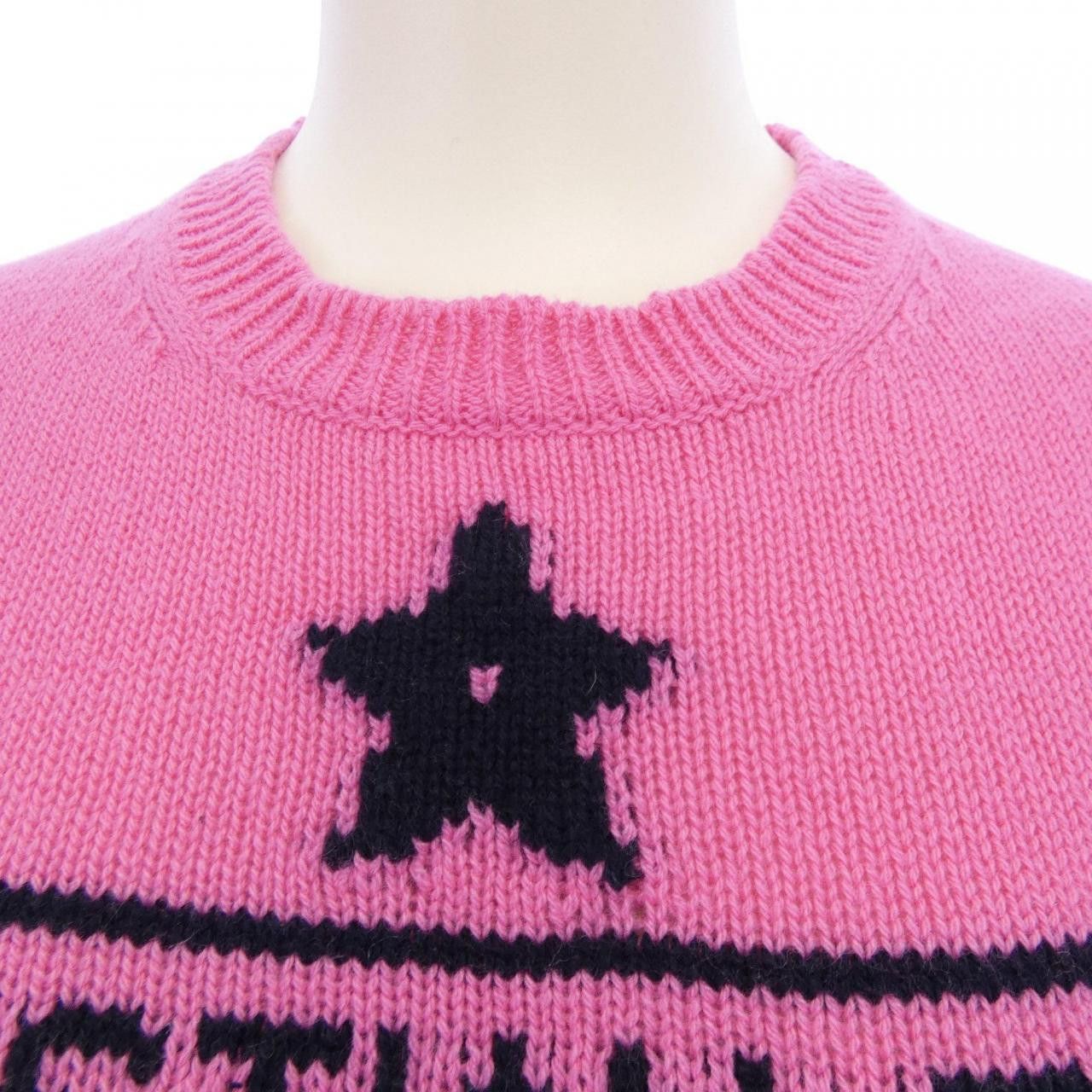 Dior Dior Christian Dior CHRISTIAN DIOR Signature Cashmere Knit Textile Tops 244S98AM054 DUTY FREE for USA Size ONE SIZE - 5 Thumbnail