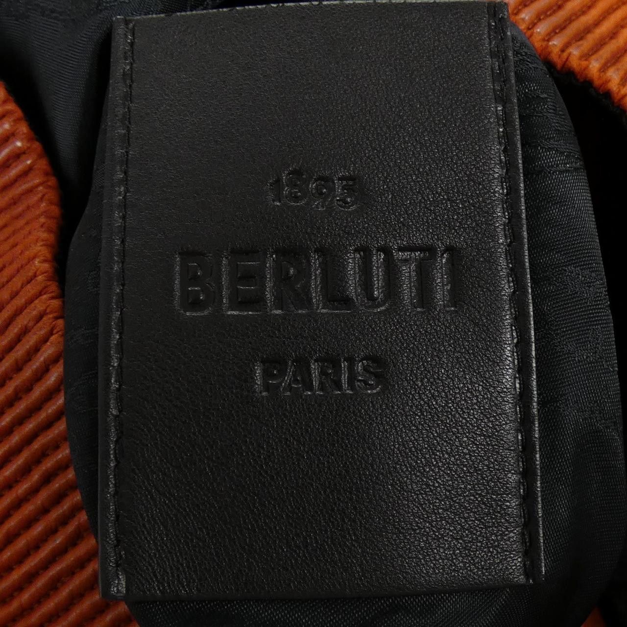 Berluti Berluti Berluti R20LBL100 KAJD Calf Leather Jacket Leather Outerwear R20LBL100 DUTY FREE for USA Size ONE SIZE - 4 Thumbnail