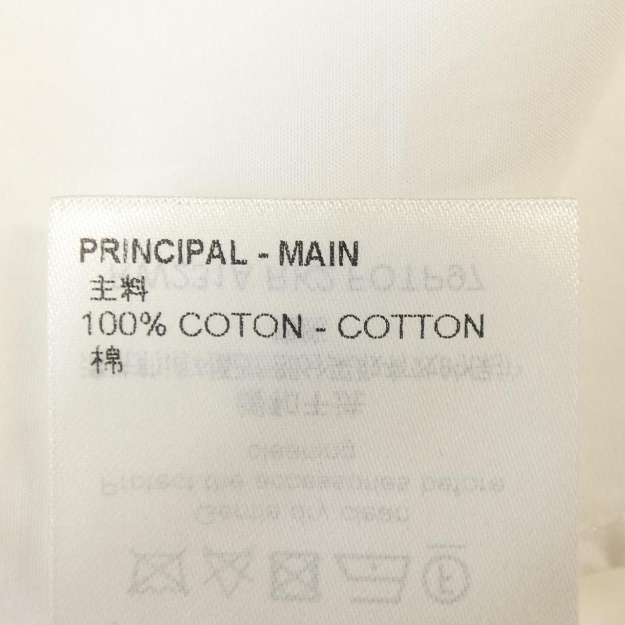 Louis Vuitton Louis Vuitton Louis Vuitton Pleated Shoulder Cotton Poplin Shirt Textile Tops FOTP97RK2 DUTY FREE for USA Size ONE SIZE - 3 Thumbnail