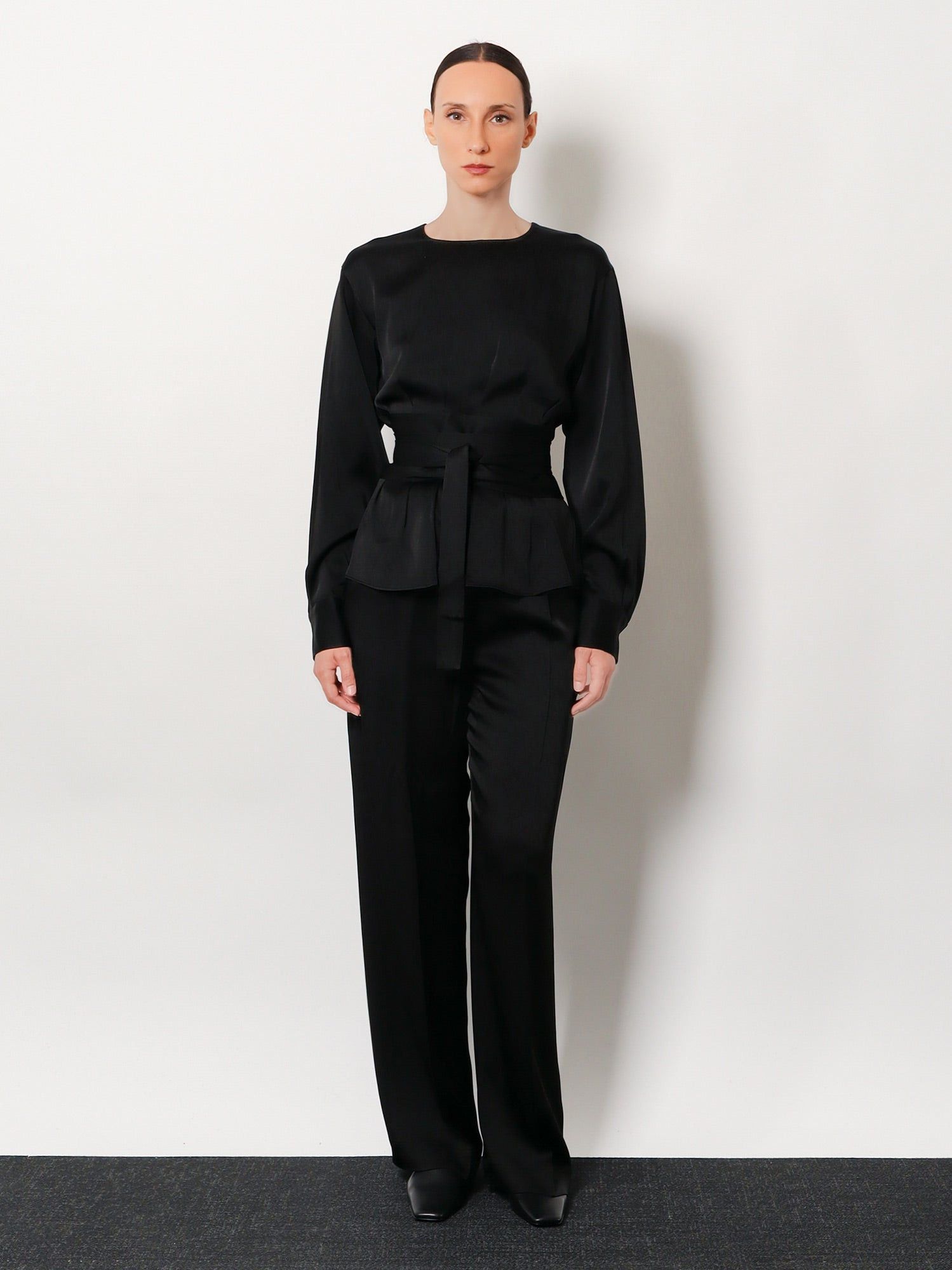 Rohe Relaxed Satin Trousers Size 27" / US 4 / IT 40 - 4 Thumbnail