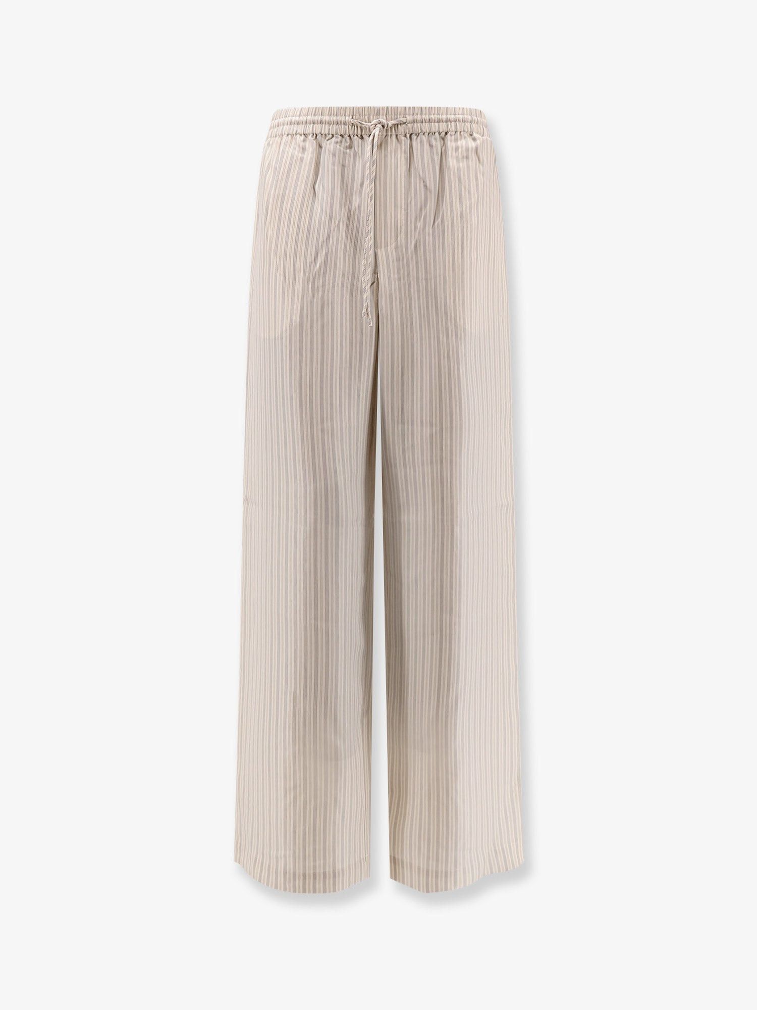 Rohe Silk Striped Trousers Size 27" / US 4 / IT 40 - 3 Thumbnail