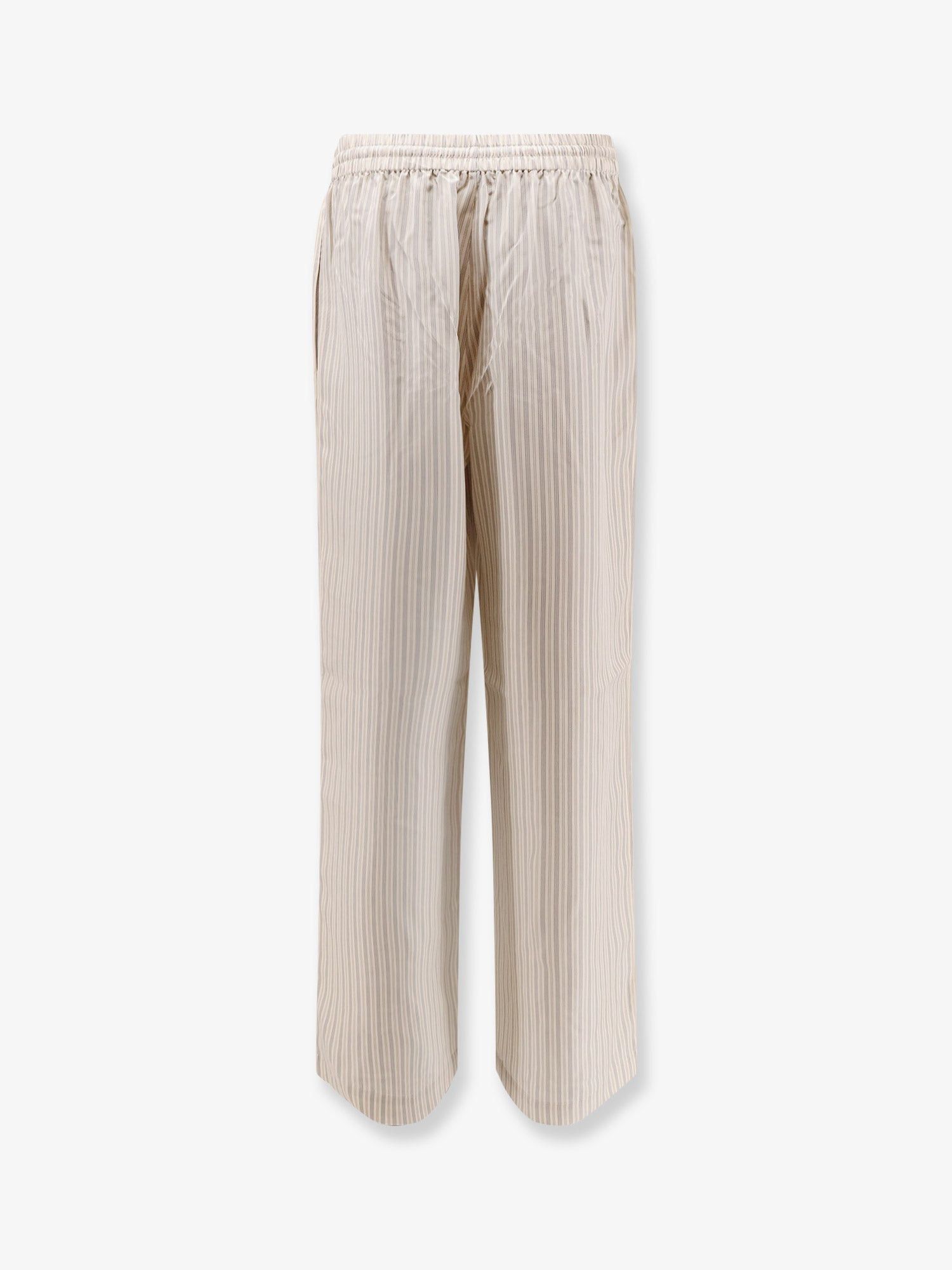 Rohe Silk Striped Trousers Size 27" / US 4 / IT 40 - 4 Thumbnail