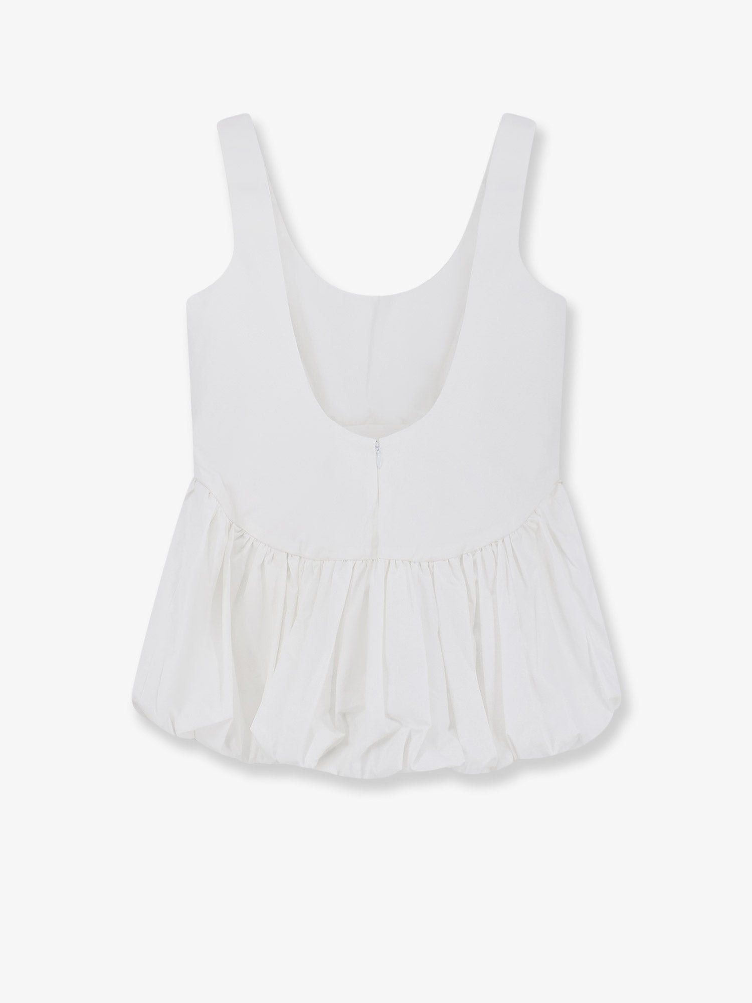 Rohe Voluminous Peplum Cotton Tank Top Size S / US 4 / IT 40 - 2 Thumbnail