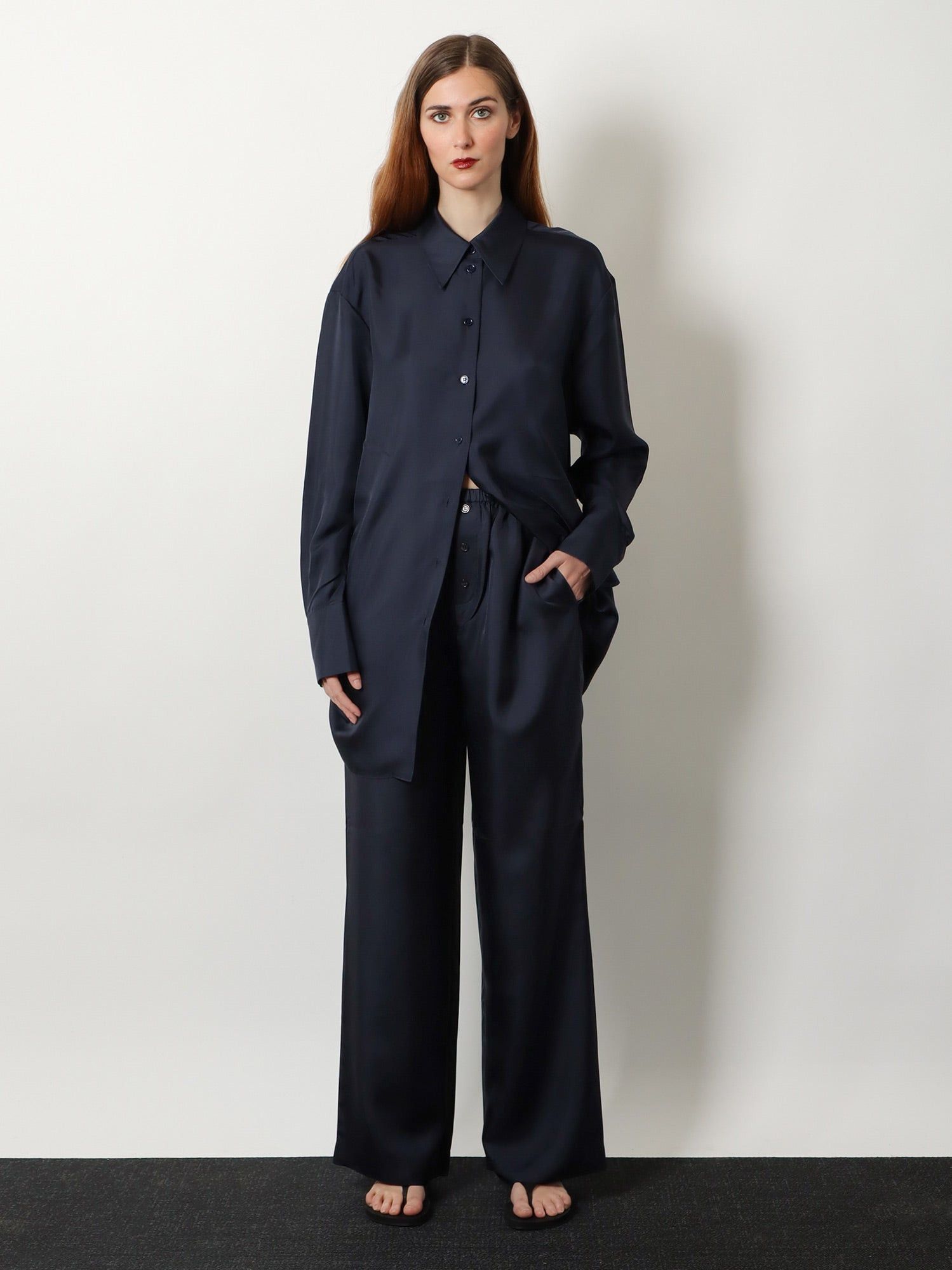Rohe Silk Trousers Size 28" / US 6 / IT 42 - 4 Thumbnail