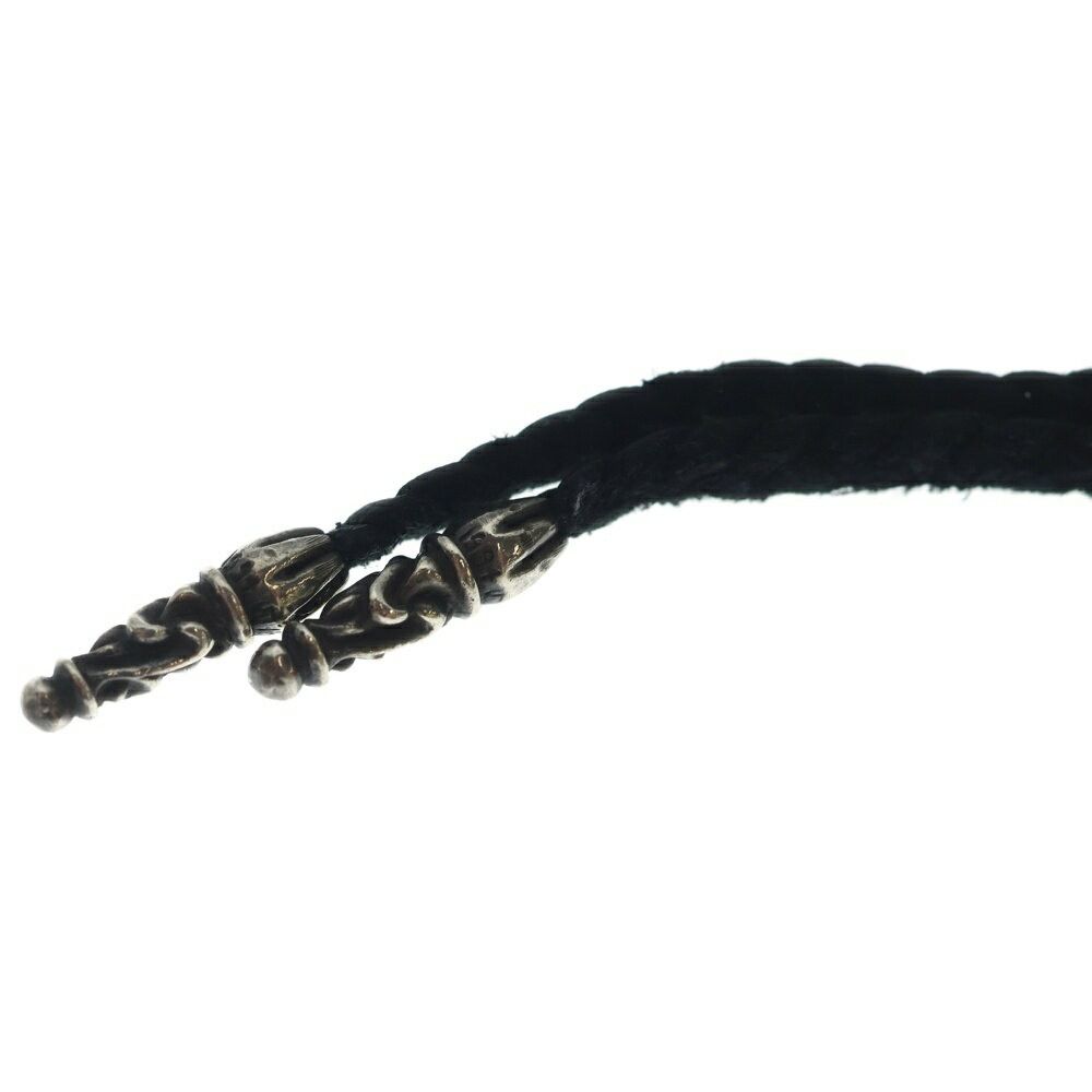 Chrome Hearts Chrome Hearts Leather Braid Scroll Necklace Size ONE SIZE - 4 Thumbnail