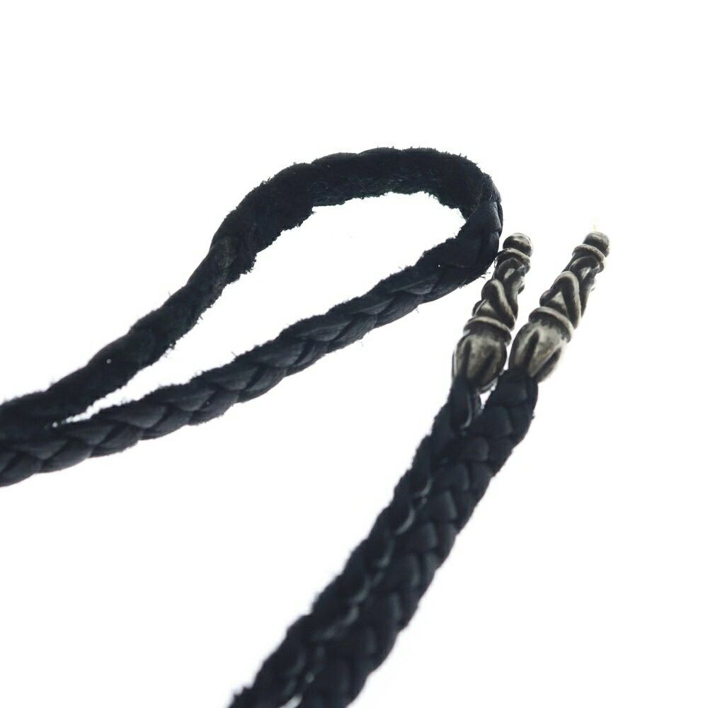 Chrome Hearts Chrome Hearts Leather Braid Scroll Necklace Size ONE SIZE - 6 Thumbnail