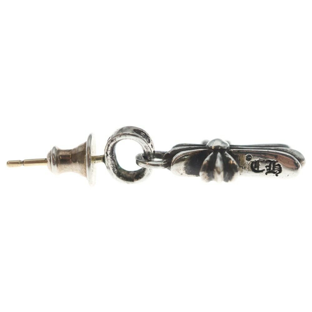Chrome Hearts Chrome Hearts Baby F Paper Chain Fat Cross Drop Earring Size ONE SIZE - 4 Thumbnail