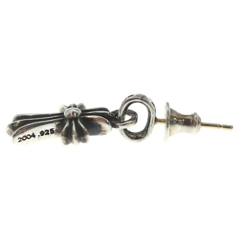 Chrome Hearts Chrome Hearts Baby F Paper Chain Fat Cross Drop Earring Size ONE SIZE - 3 Thumbnail