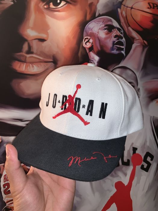 Nike Vintage 90s NIKE Air Jordan Snapback Cap Jump Man Youth Hat