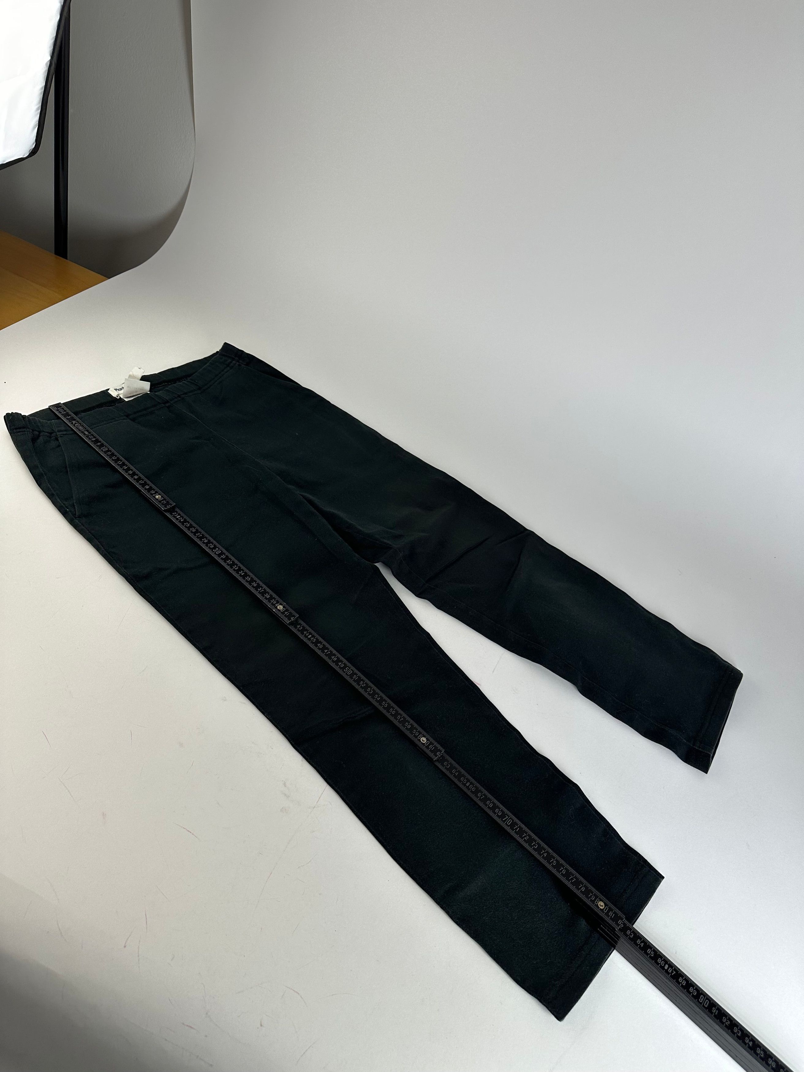 Issey Miyake Vintage Wool Straight Leg Trousers Black M Size 30" / US 8 / IT 44 - 6 Thumbnail