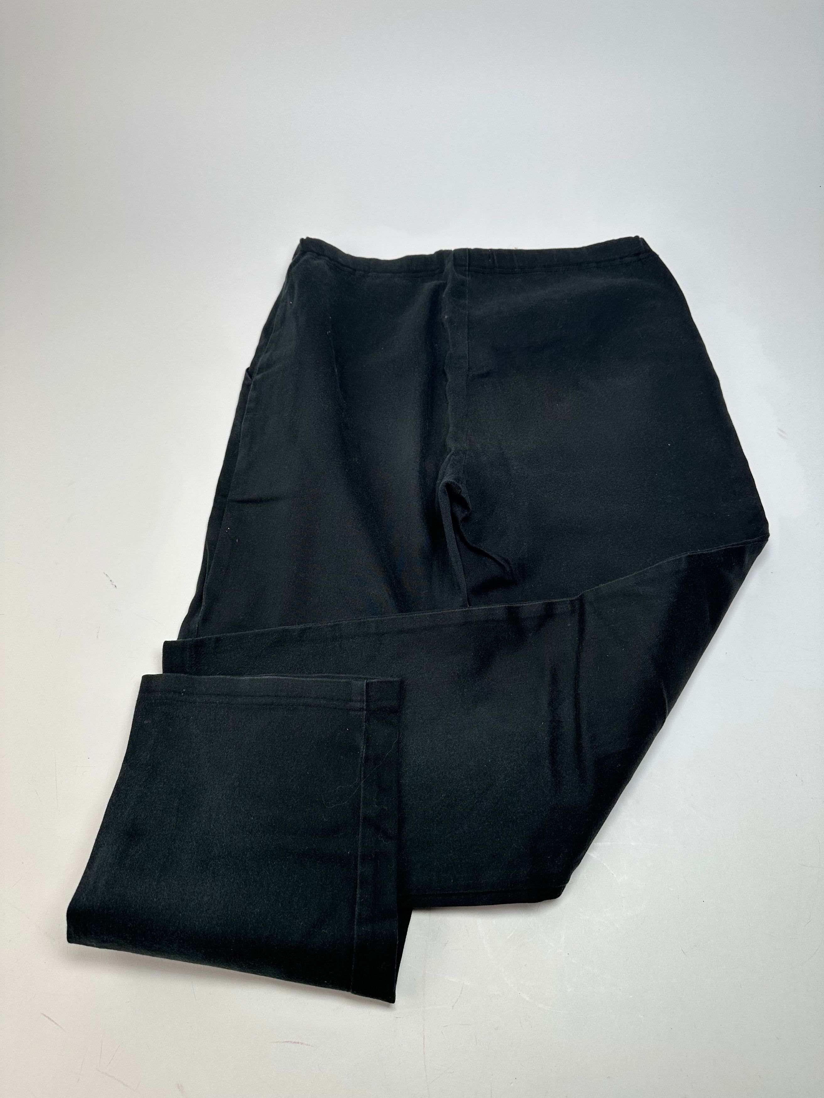Issey Miyake Vintage Wool Straight Leg Trousers Black M Size 30" / US 8 / IT 44 - 12 Thumbnail