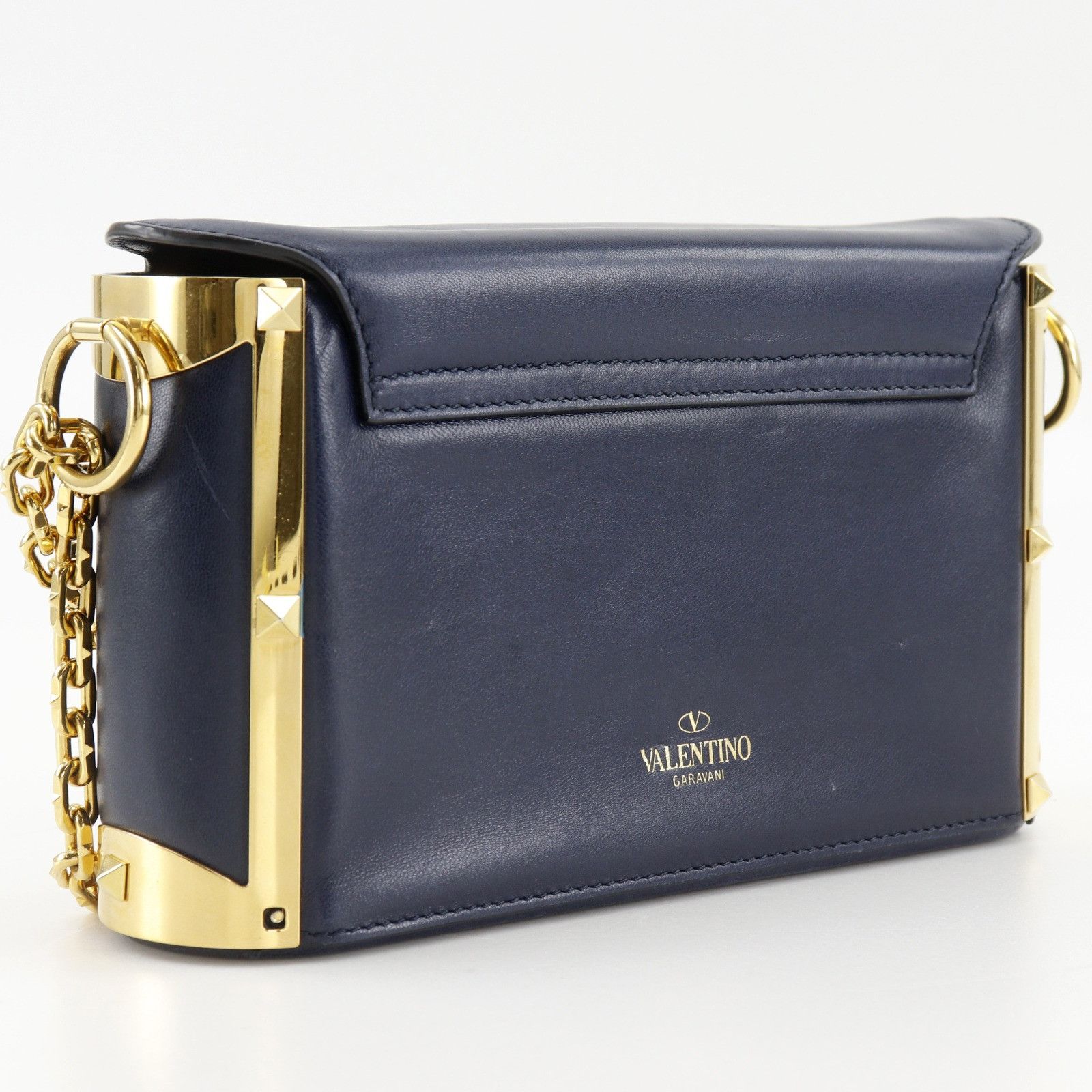 Valentino Valentino Valentino Garavani Lambskin Shoulder Bag Leather Shoulder Bag DUTY FREE for USA Size ONE SIZE - 3 Thumbnail