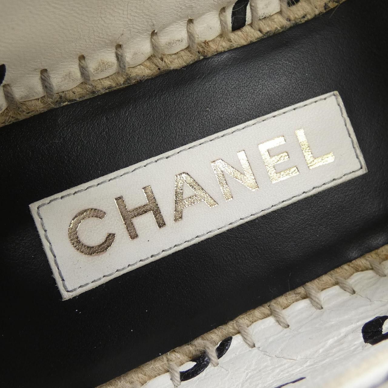 Chanel Chanel Chanel Espadrille Lambskin Shoes Leather Shoes G38628Y55871 DUTY FREE for USA Size ONE SIZE - 6 Thumbnail