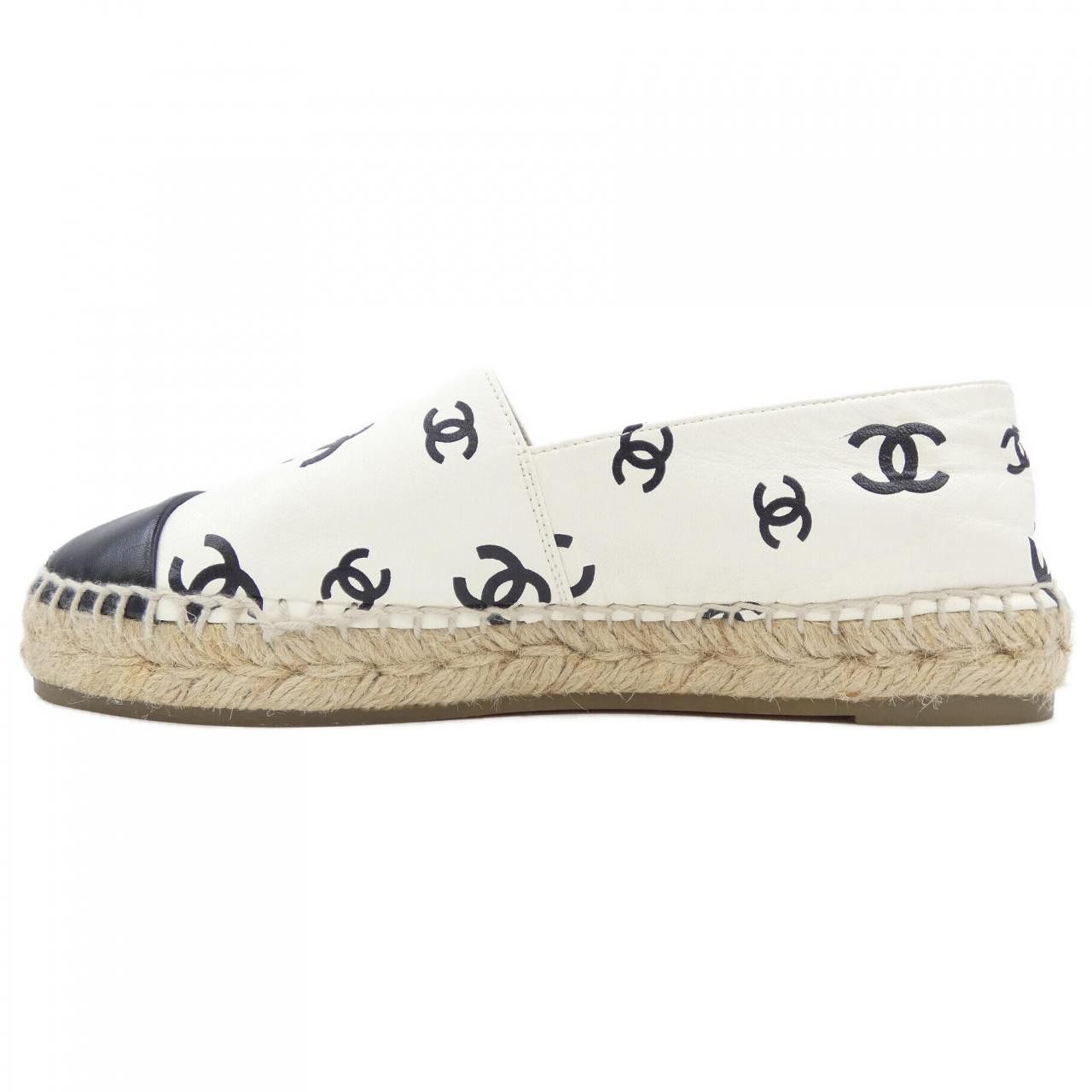Chanel Chanel Chanel Espadrille Lambskin Shoes Leather Shoes G38628Y55871 DUTY FREE for USA Size ONE SIZE - 2 Thumbnail