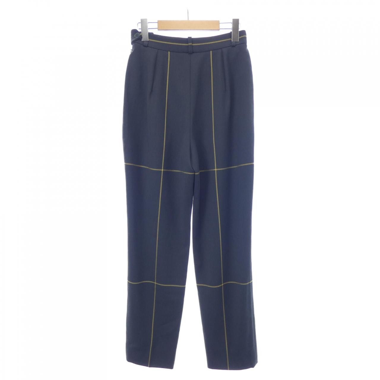 Hermes Hermes Hermes Side Zip Wool Blend Pants Textile Pants DUTY FREE for USA Size ONE SIZE - 2 Thumbnail