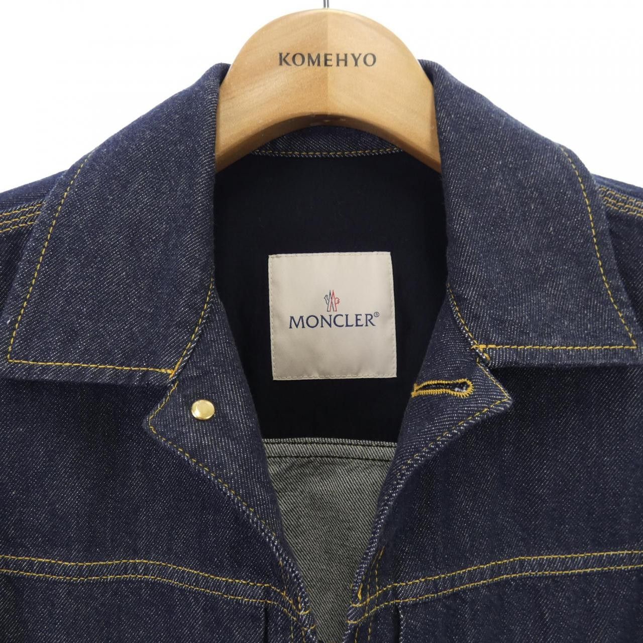 Moncler Moncler Moncler Genius Denim Jacket Textile Outerwear DUTY FREE for USA Size ONE SIZE - 5 Thumbnail