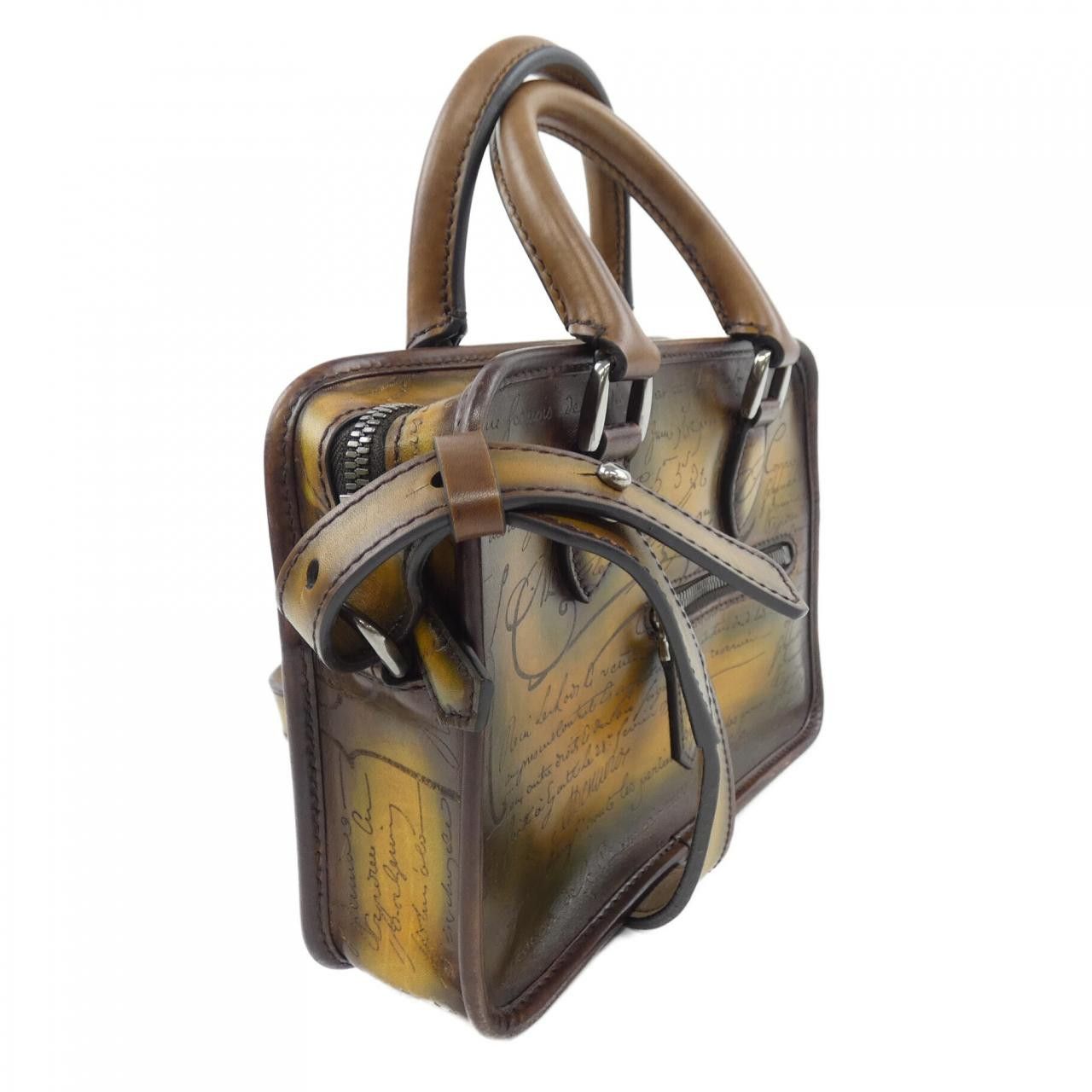 Berluti Berluti Berluti ANJOUR GULLIVER Scritto Leather Bag Leather Business Bag DUTY FREE for USA Size ONE SIZE - 2 Thumbnail