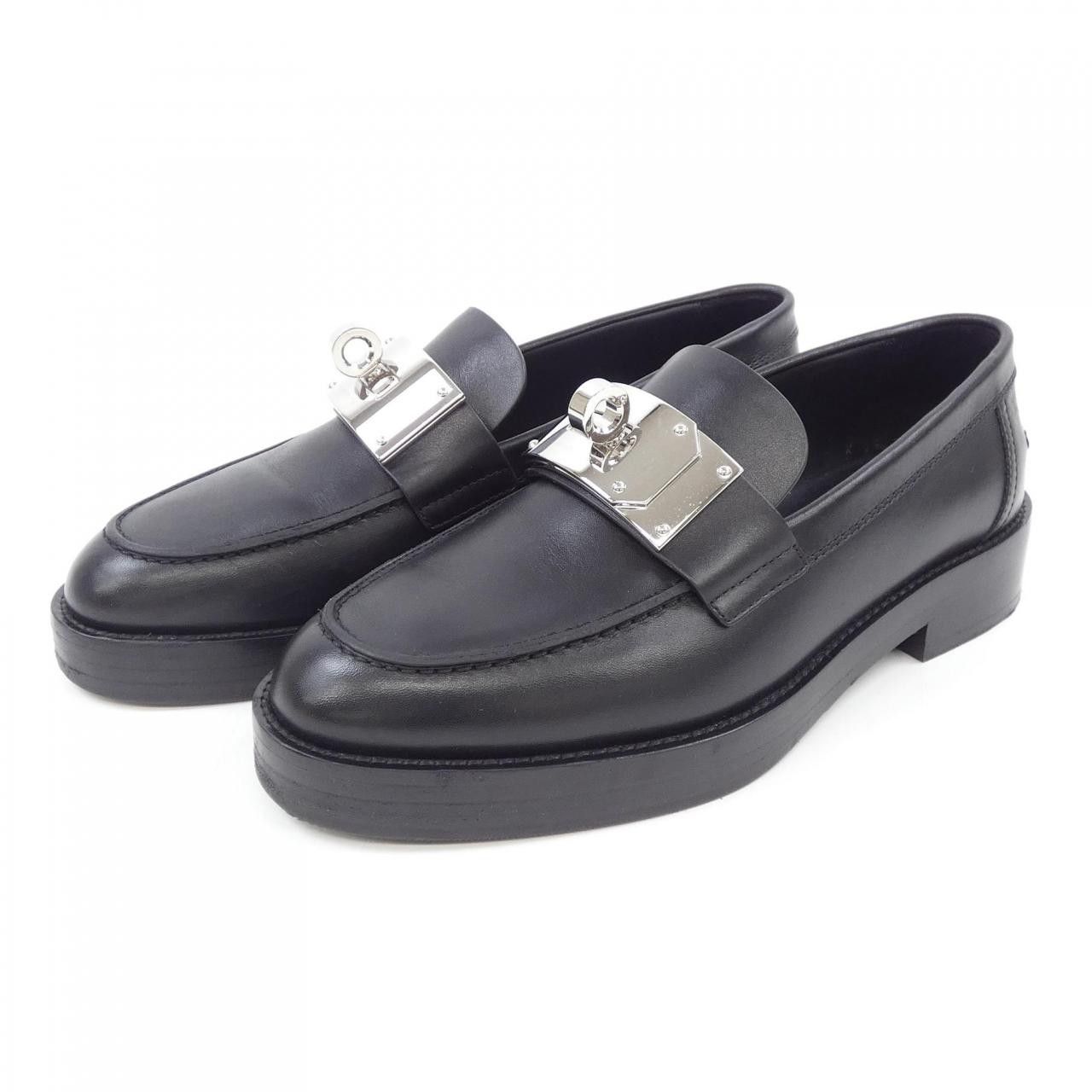 Hermes Hermes Hermes Hot Oversize Kelly Buckle Calf Shoes Leather Shoes DUTY FREE for USA Size ONE SIZE - 3 Thumbnail