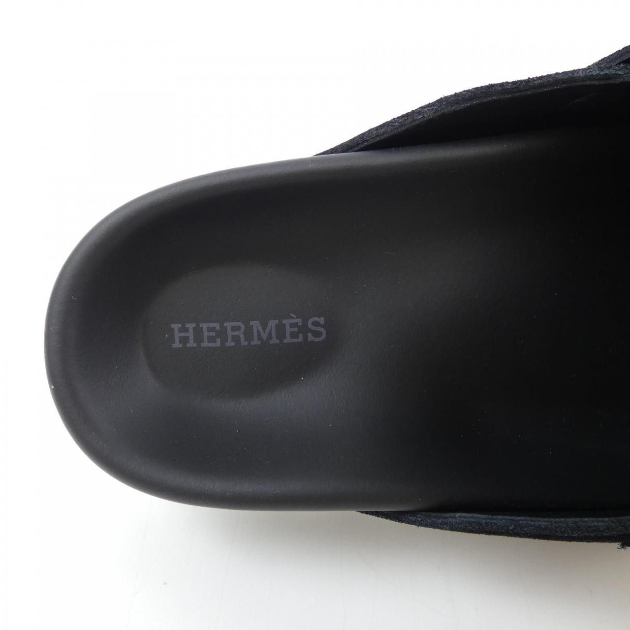 Hermes Hermes Hermes Go Veau Velours Sandals Leather Shoes DUTY FREE for USA Size ONE SIZE - 6 Thumbnail