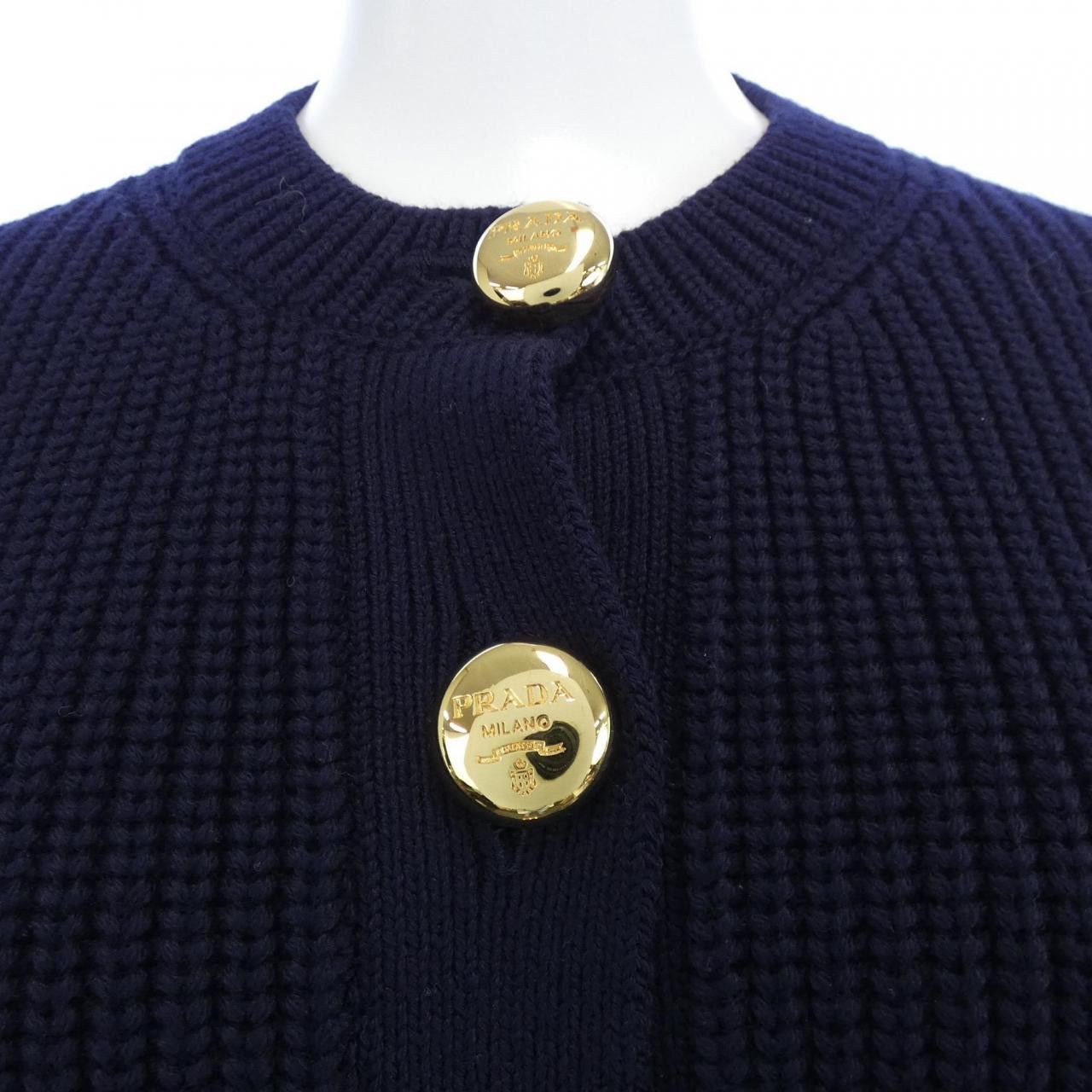 Prada Prada Prada Wool Cardigan Textile Tops P25L91 S232 1VI6 DUTY FREE for USA Size ONE SIZE - 5 Thumbnail