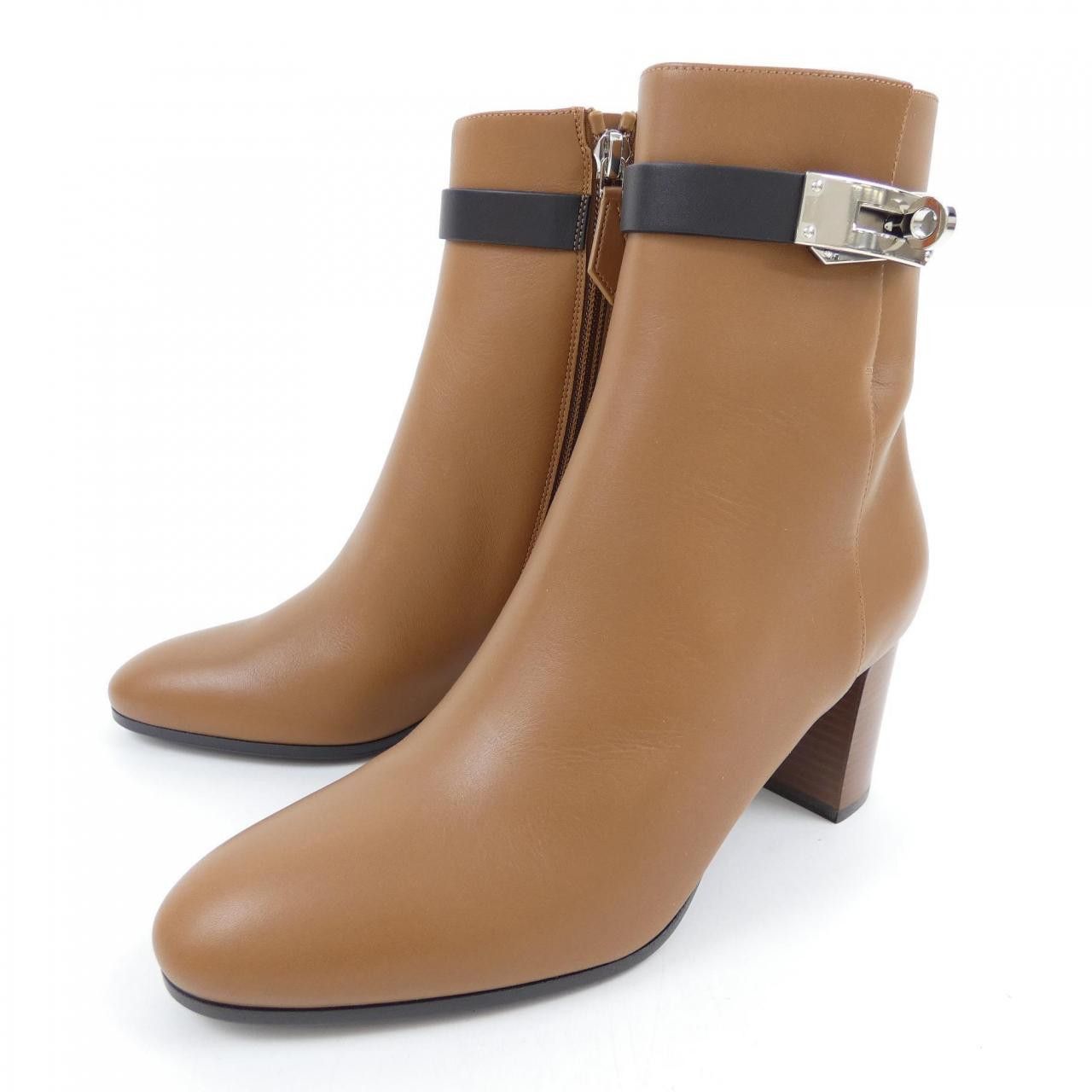 Hermes Hermes Hermes SAINT GERMAIN Calf Boots Leather Shoes DUTY FREE for USA Size ONE SIZE - 3 Thumbnail