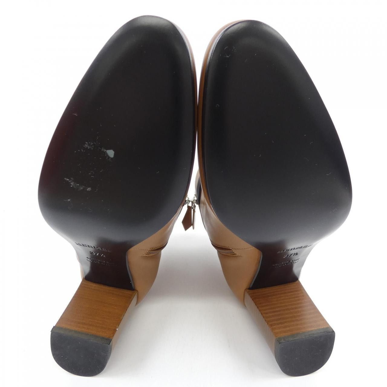 Hermes Hermes Hermes SAINT GERMAIN Calf Boots Leather Shoes DUTY FREE for USA Size ONE SIZE - 4 Thumbnail