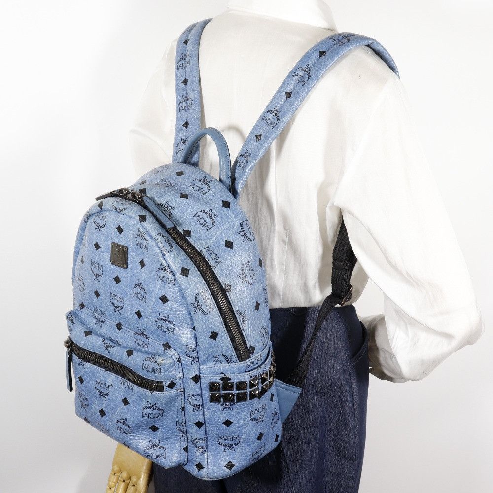 MCM MCM MCM Stark Leather Backpack Leather Backpack DUTY FREE for USA Size ONE SIZE - 18 Thumbnail
