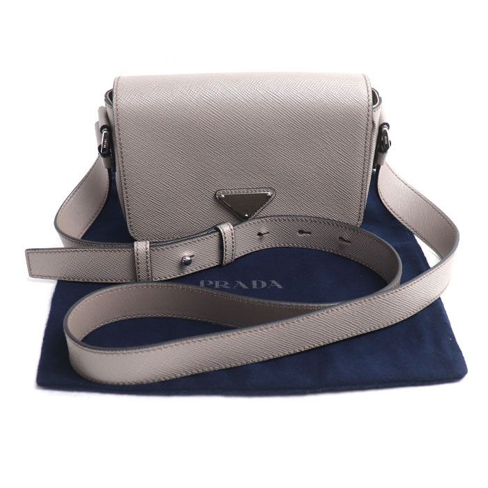Prada Prada Prada Saffiano Shoulder Bag Leather Shoulder Bag 2VD0652FADF0572 DUTY FREE for USA Size ONE SIZE - 7 Thumbnail