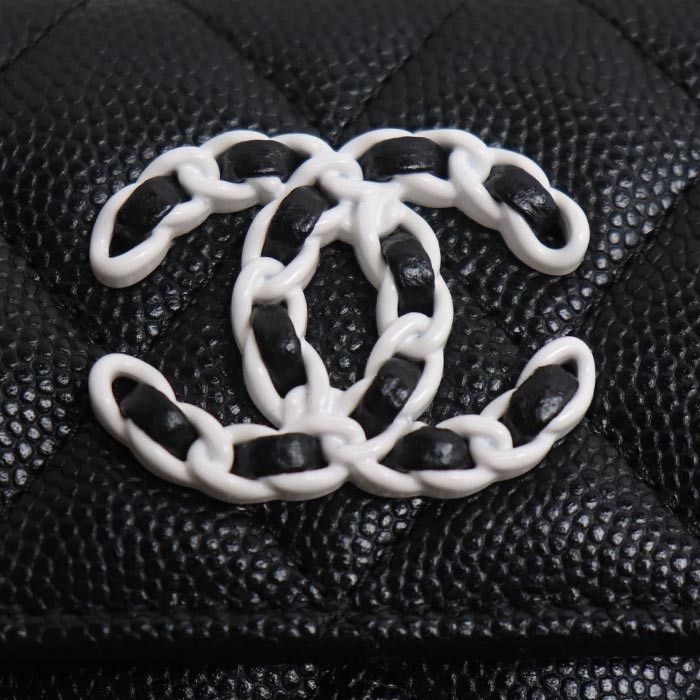 Chanel Chanel Chanel 19 Caviar Skin Trifold Wallet Leather Short Wallet AP3711 DUTY FREE for USA Size ONE SIZE - 6 Thumbnail