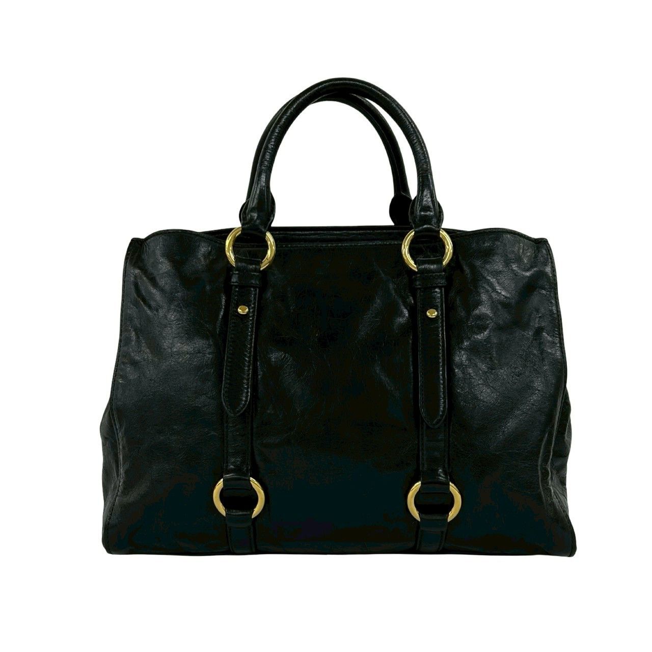 Miu Miu Miu Miu Miu Miu Leather 2way Bag Leather Handbag DUTY FREE for USA Size ONE SIZE - 4 Thumbnail